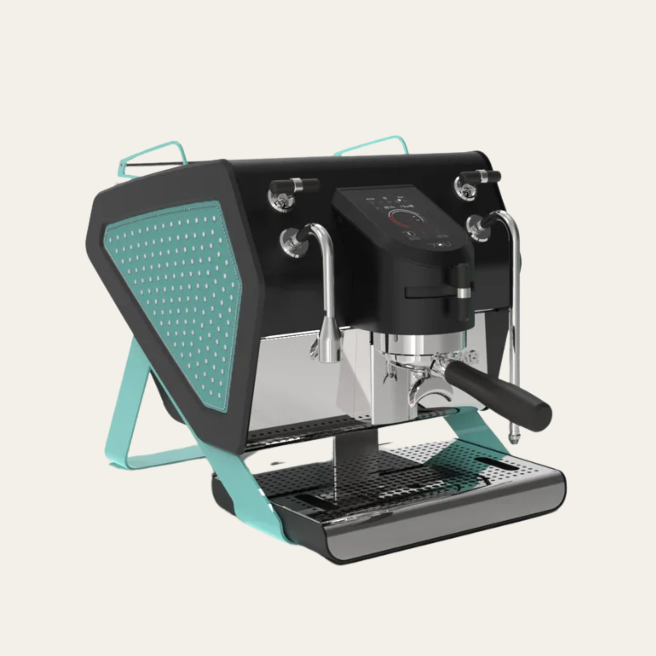Sanremo YOU Home Coffee Machine In Black-Acquamarine