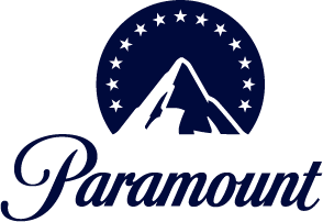 Paramount logo with a mountain and stars