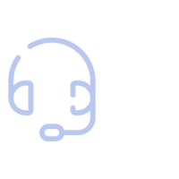 Illustration eines Headsets mit Mikrofon