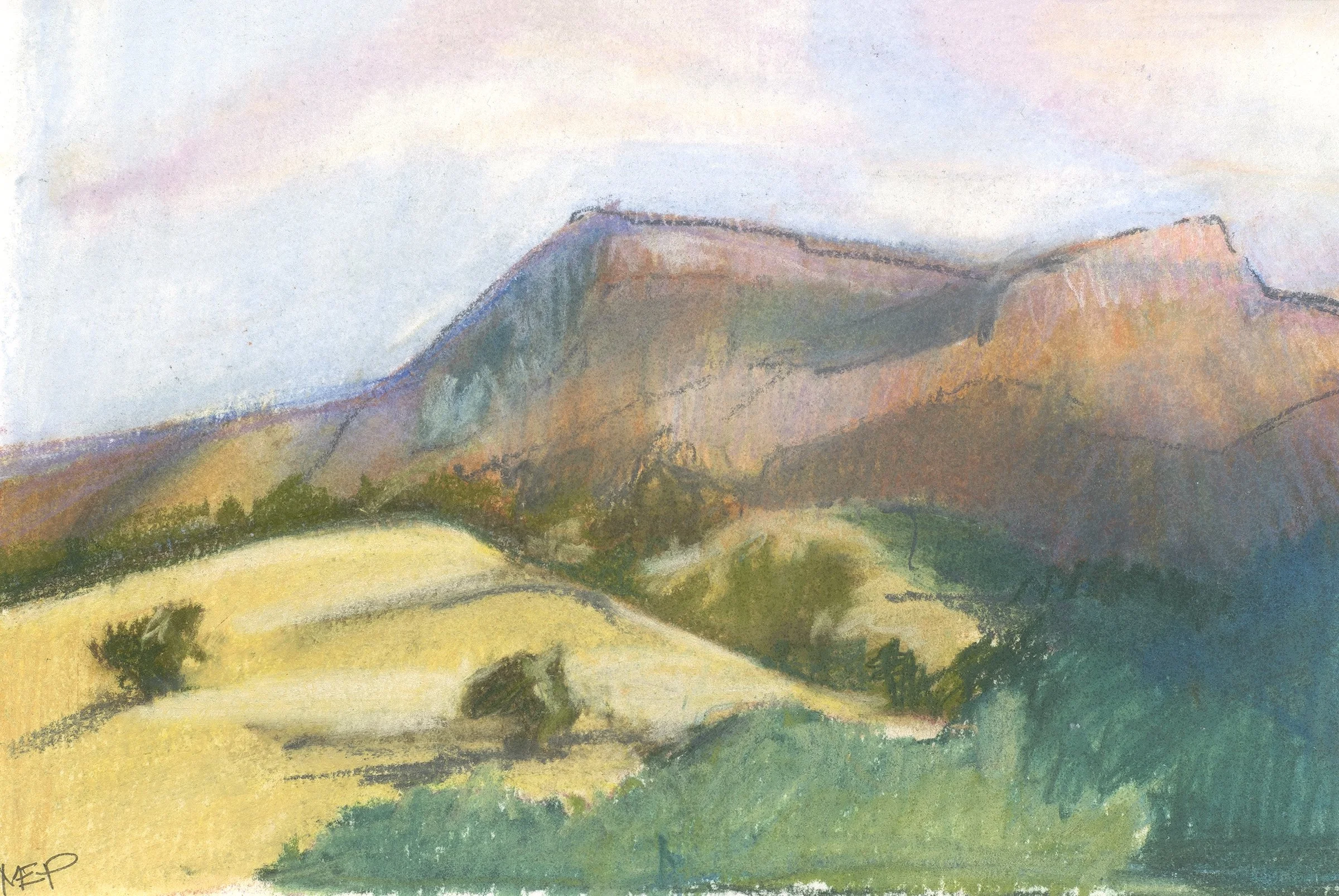 Jolon Hills at Dusk