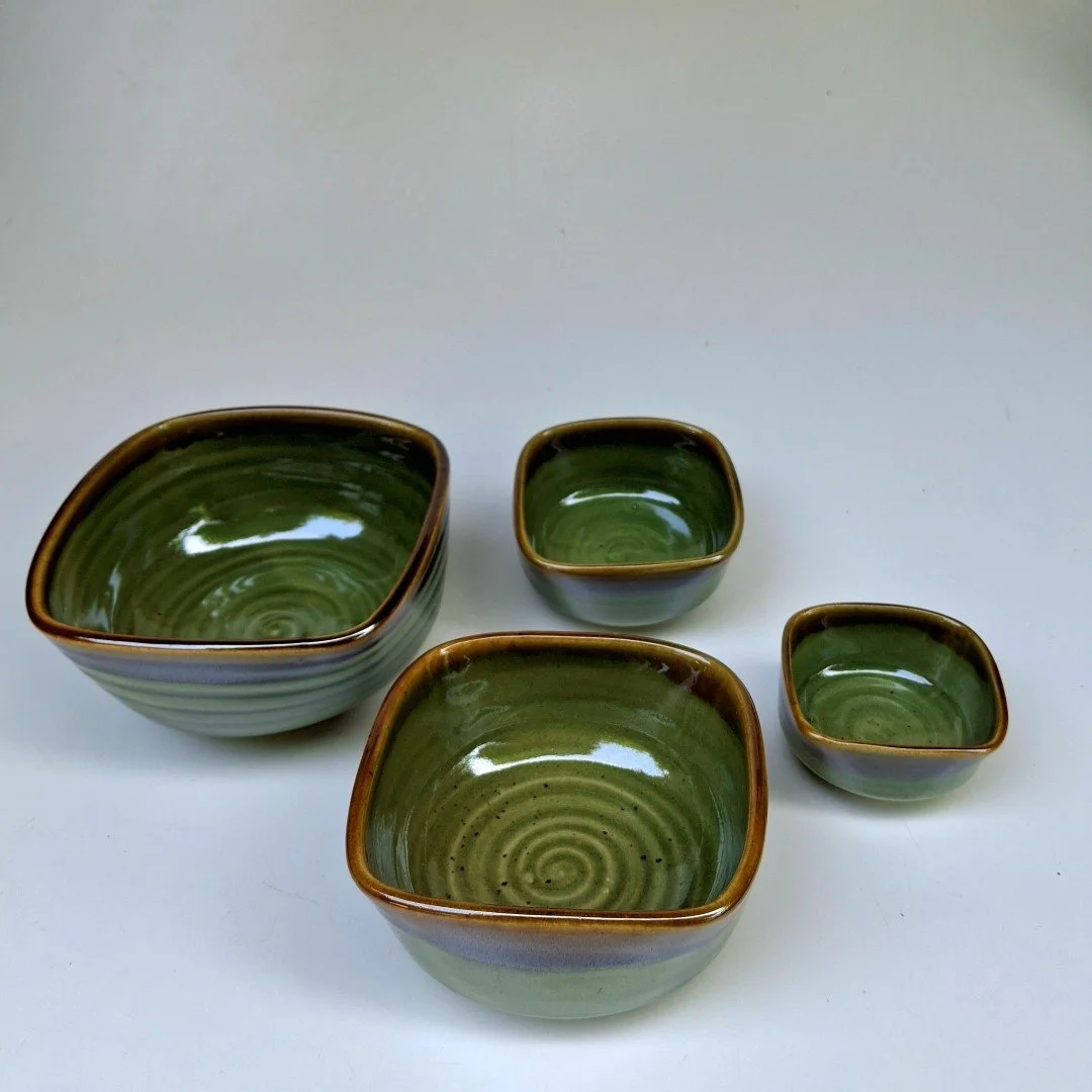 Bowl square extra small - 2.5" x 2.5" / 1.5" height