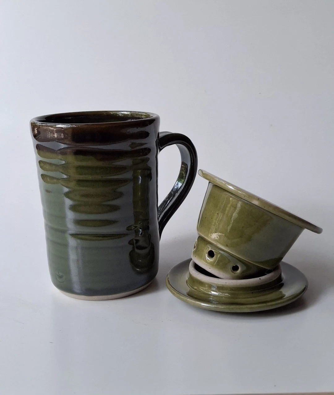 Mug Big Tissaniere - Cylinder (with strainer & lid)