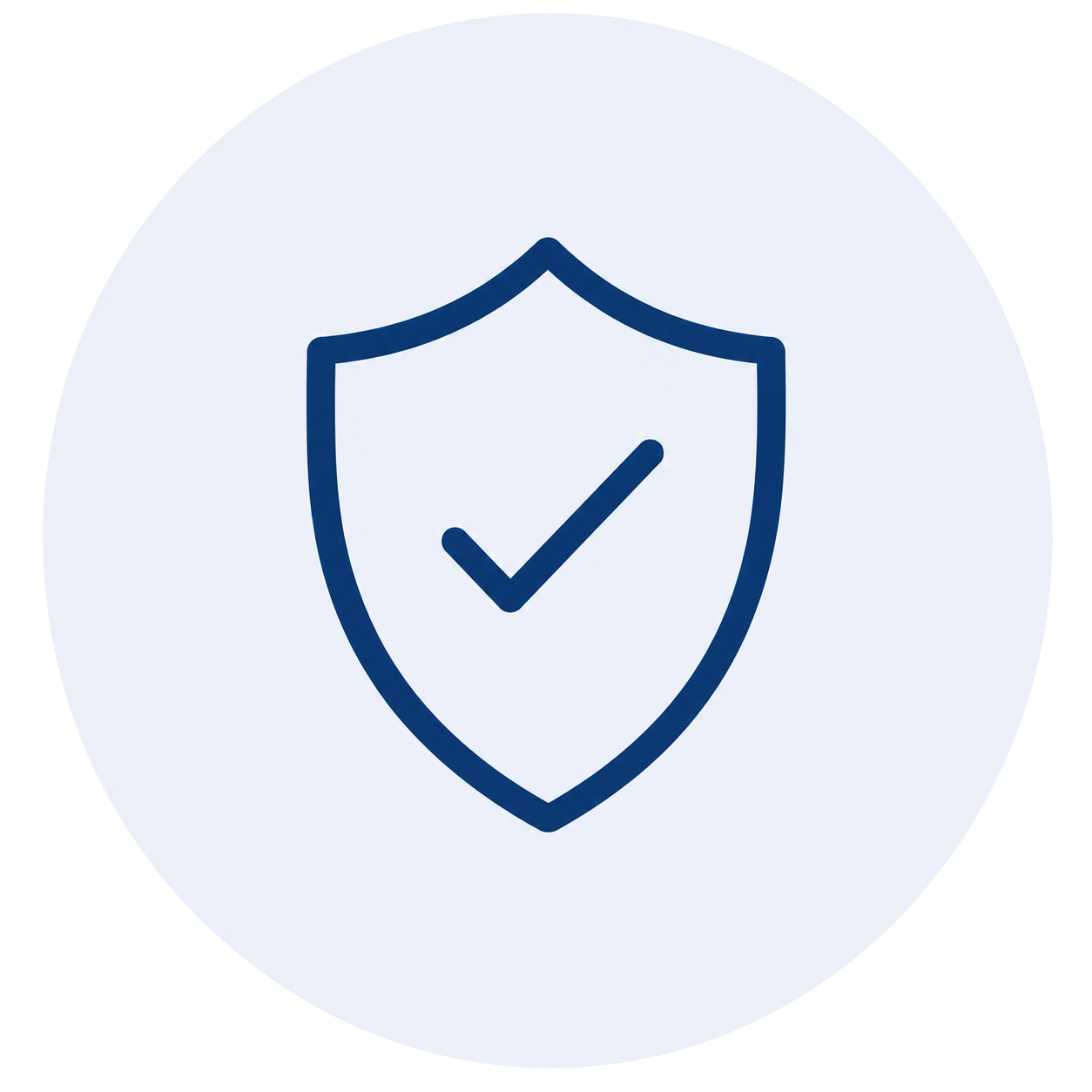 Icon representing secure, accurate, and trustworthy bookkeeping services.