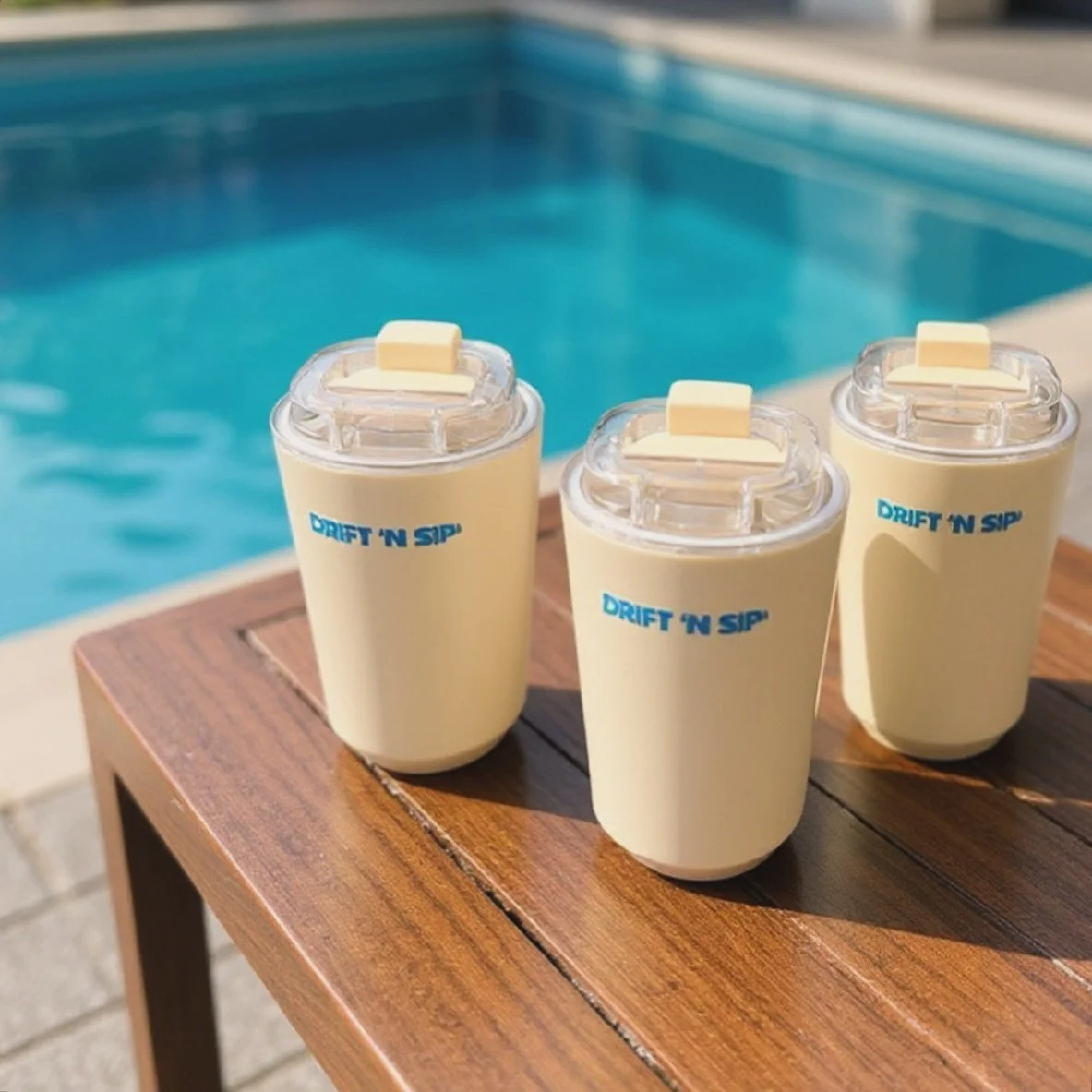 sip through every season 🌊 keep your drink ice-cold (or hot) while you drift with the new Drift &rsquo;N Sip tumblers 💦 

👉 shop now on our site &amp; make every season a float season