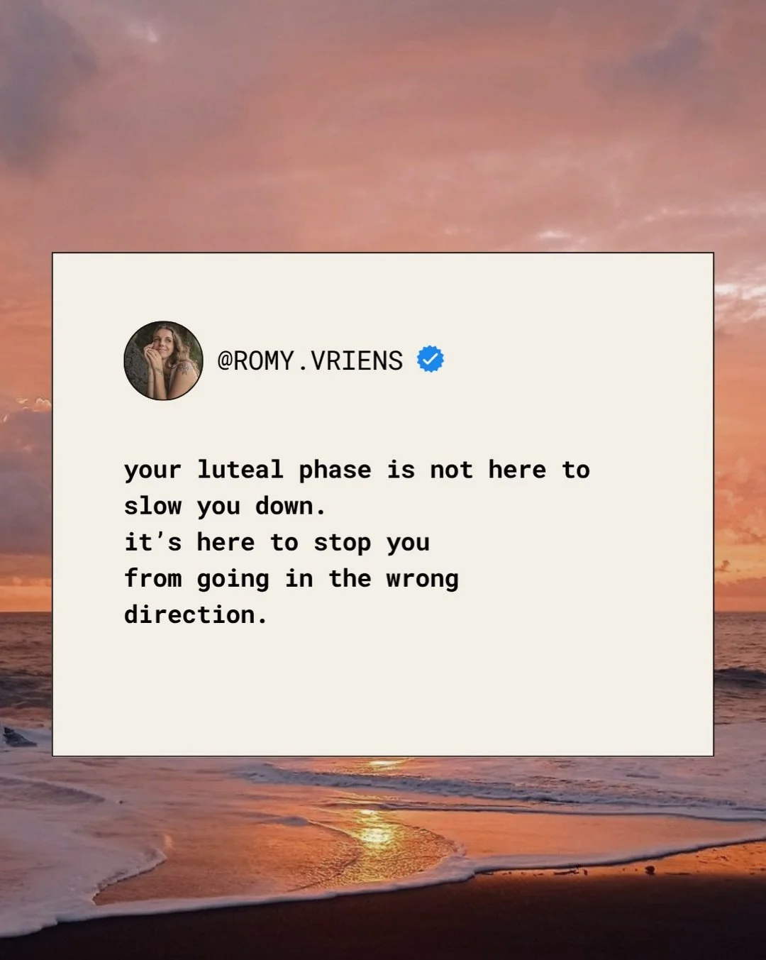 Imagine moving through your next cycle feeling grounded, clear and deeply connected to yourself&hellip;

that gets to be your new normal 💃

Comment LUTEAL and I&rsquo;ll send you the details before doors close this weekend 👑