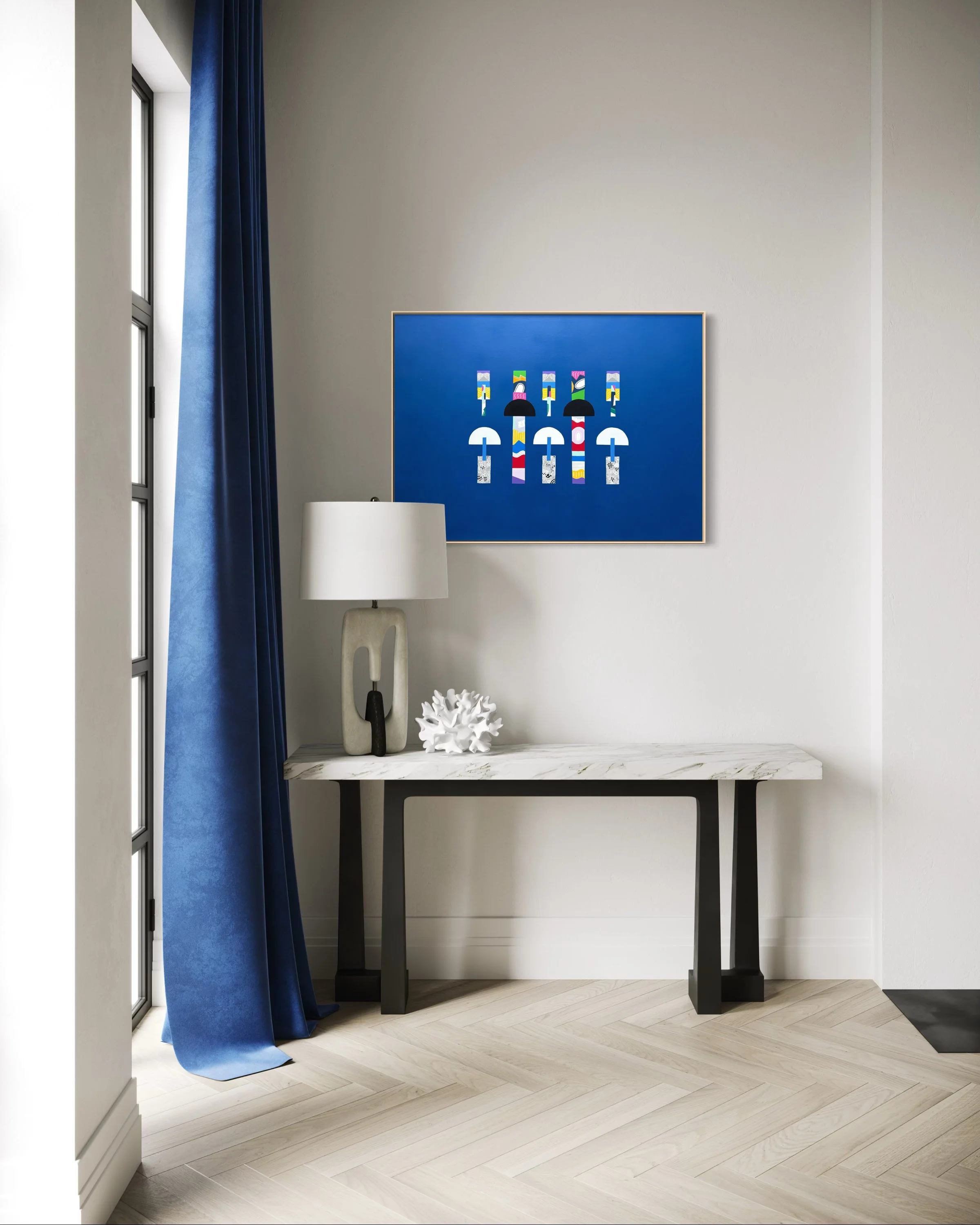 'Remaining Upright' displayed in a standard frame mockup for visual reference.