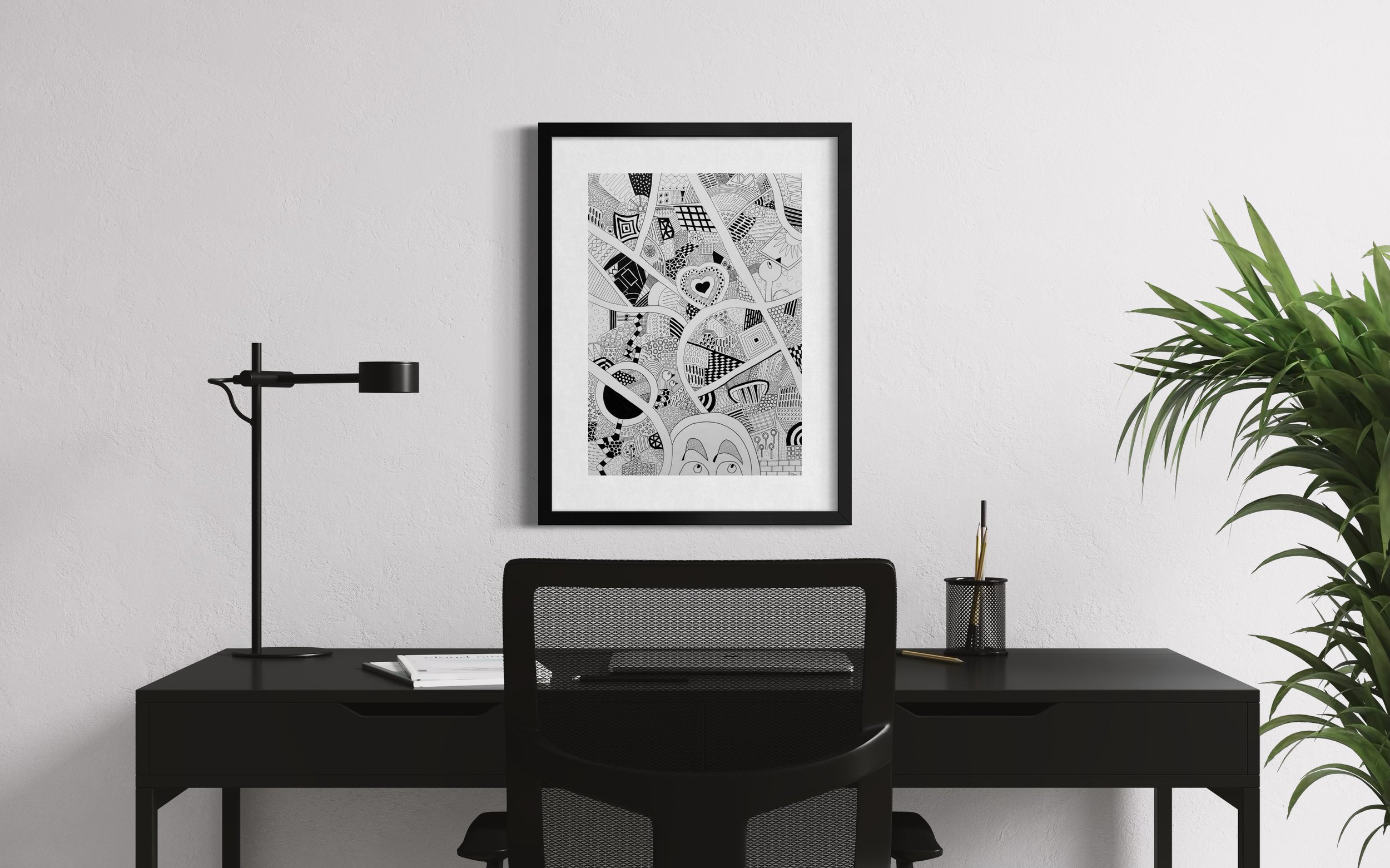 'Off Track Daydreaming' displayed in a standard frame mockup for visual reference.