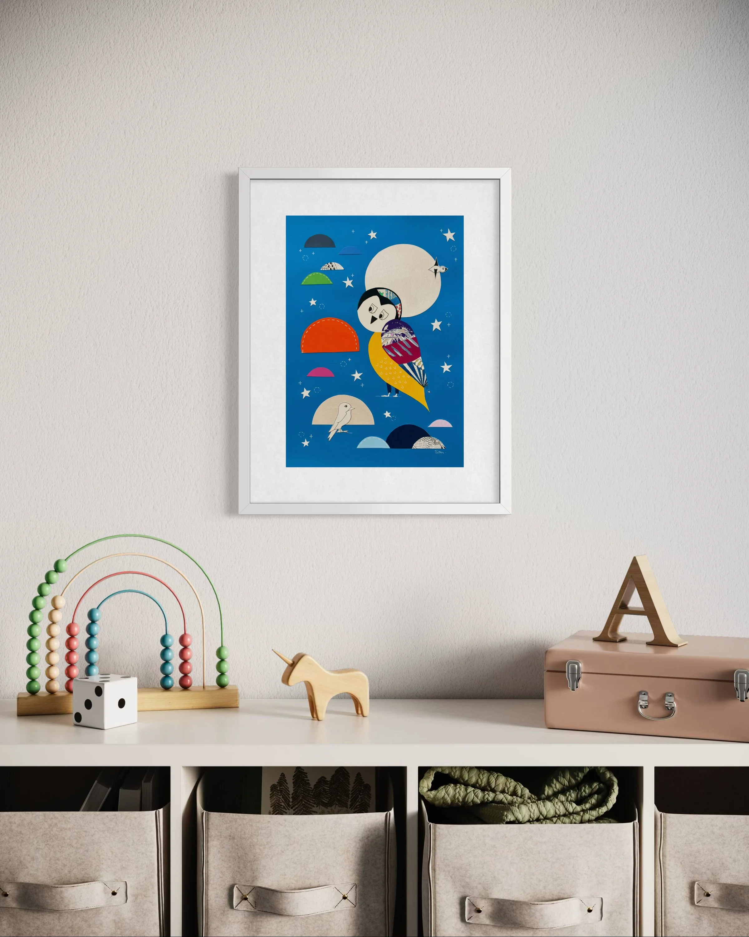 'A Moment Of Reflection' displayed in a standard frame mockup for visual reference.