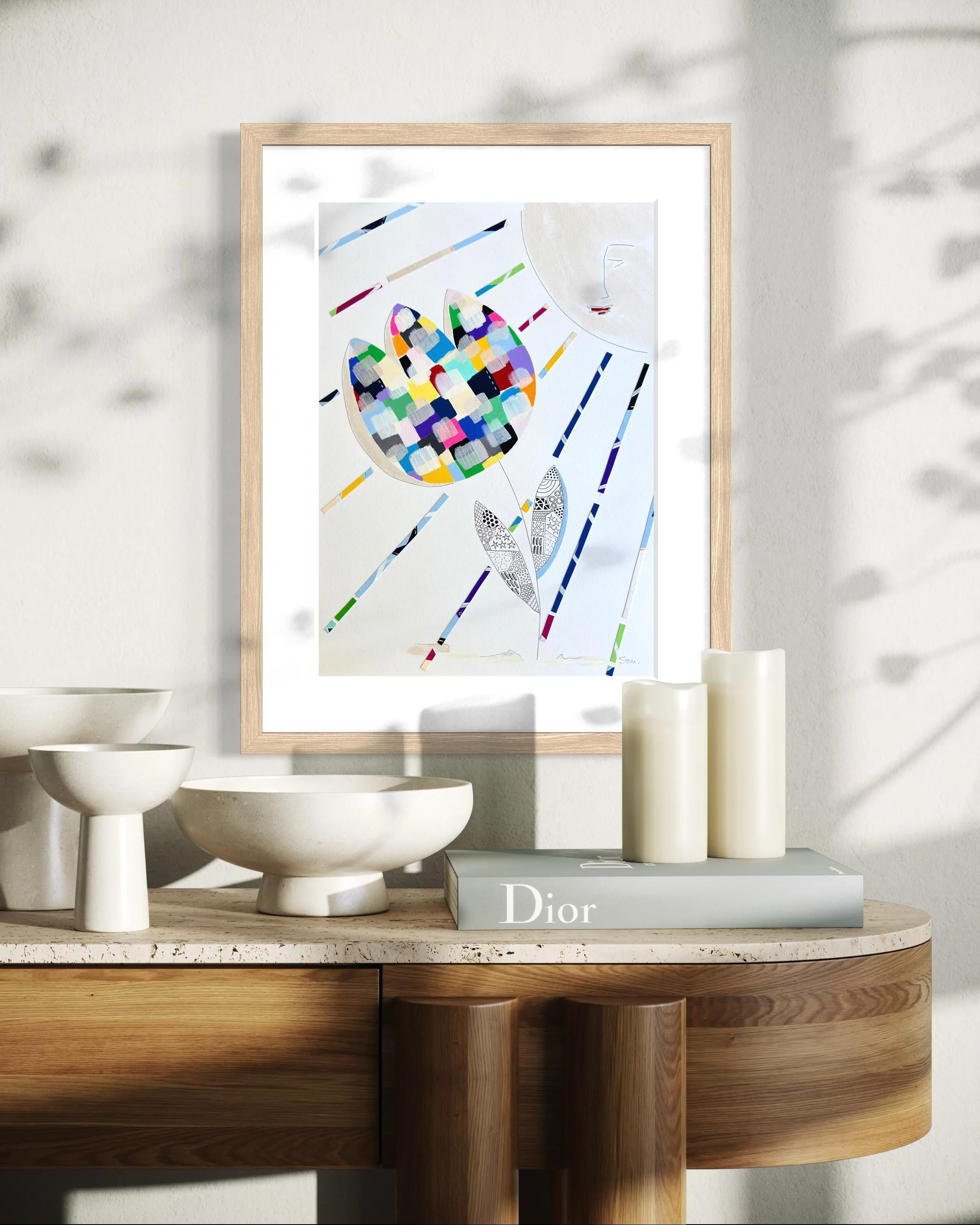 'Sunbeam Bloom' displayed in a standard frame mockup for visual reference.