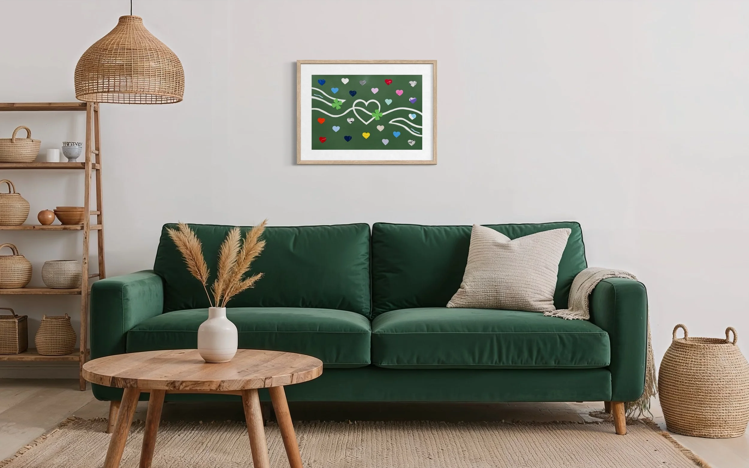 'Love And Luck' displayed in a standard frame mockup for visual reference.