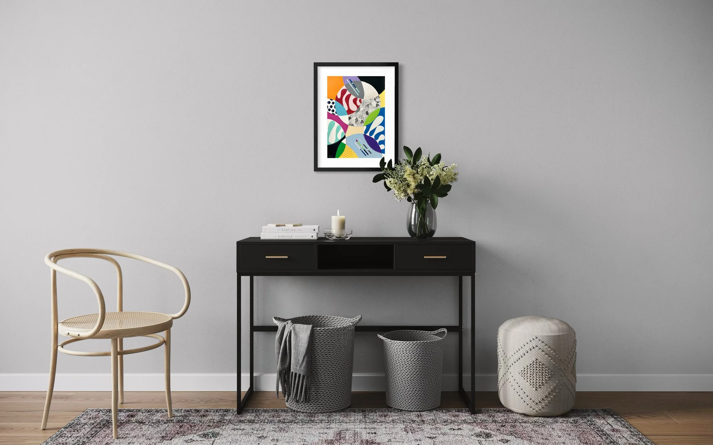 'Interaction' displayed in a standard frame mockup for visual reference.