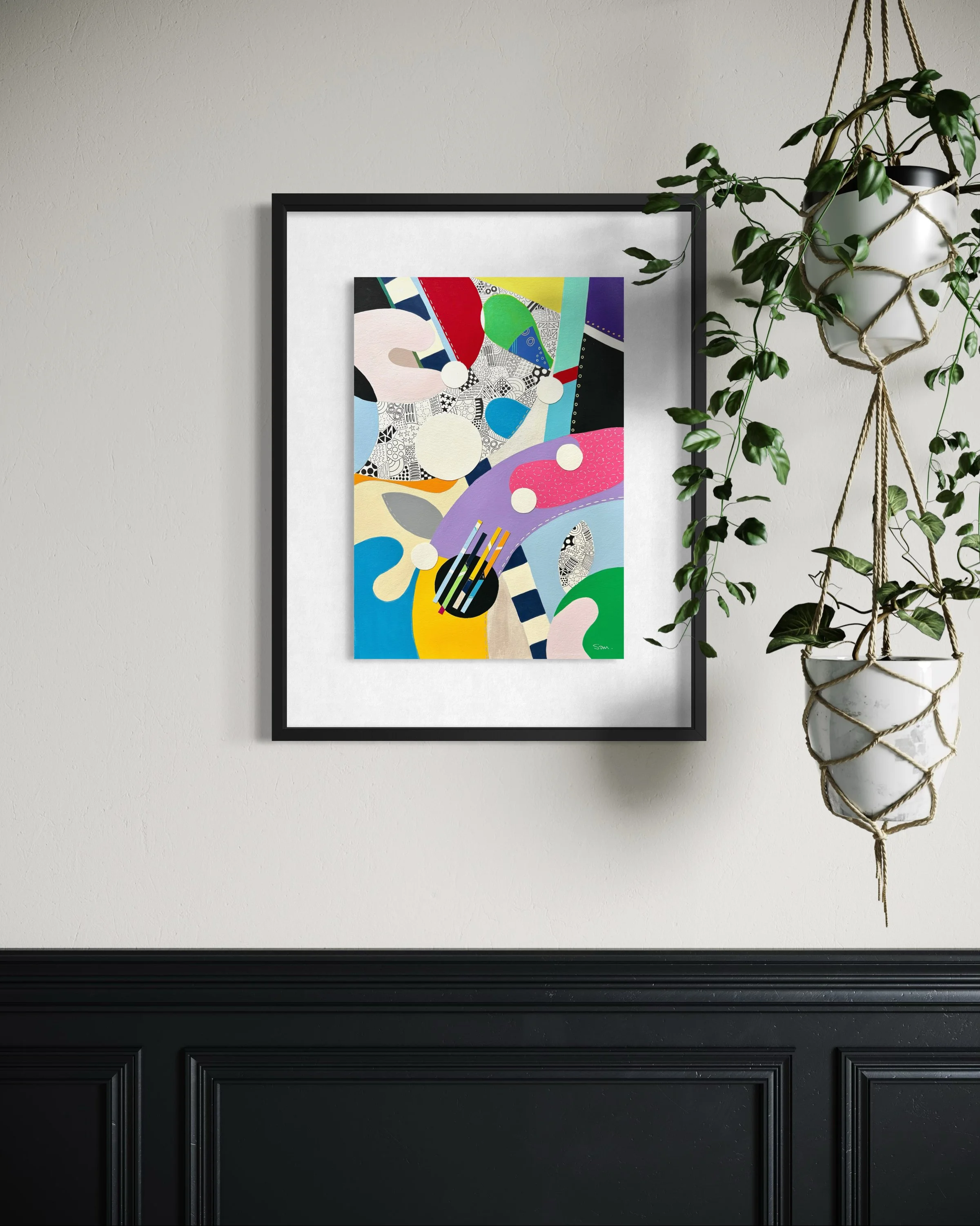 'Aerial Wandering' displayed in a standard frame mockup for visual reference.