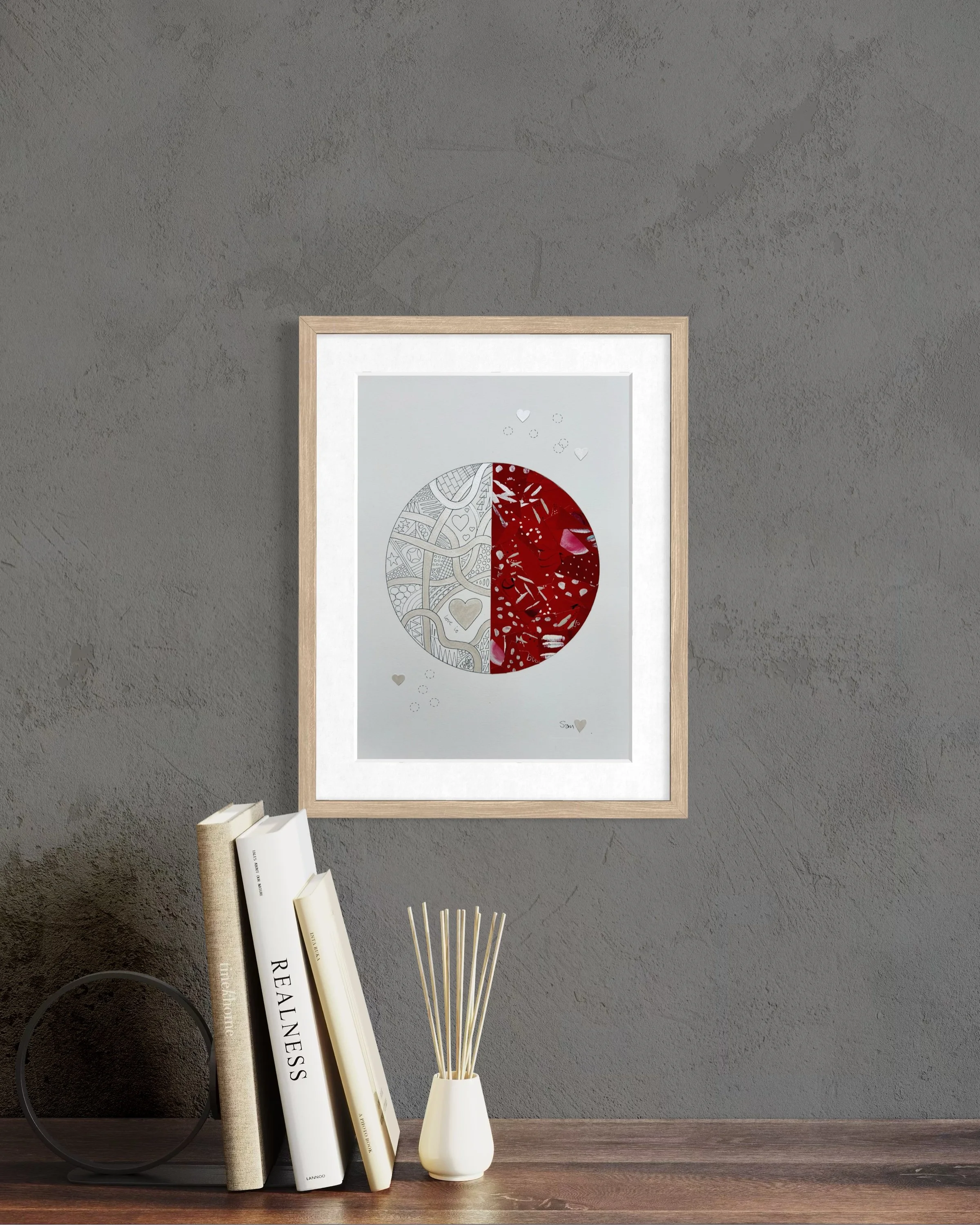 'Love Is' displayed in a standard frame mockup for visual reference