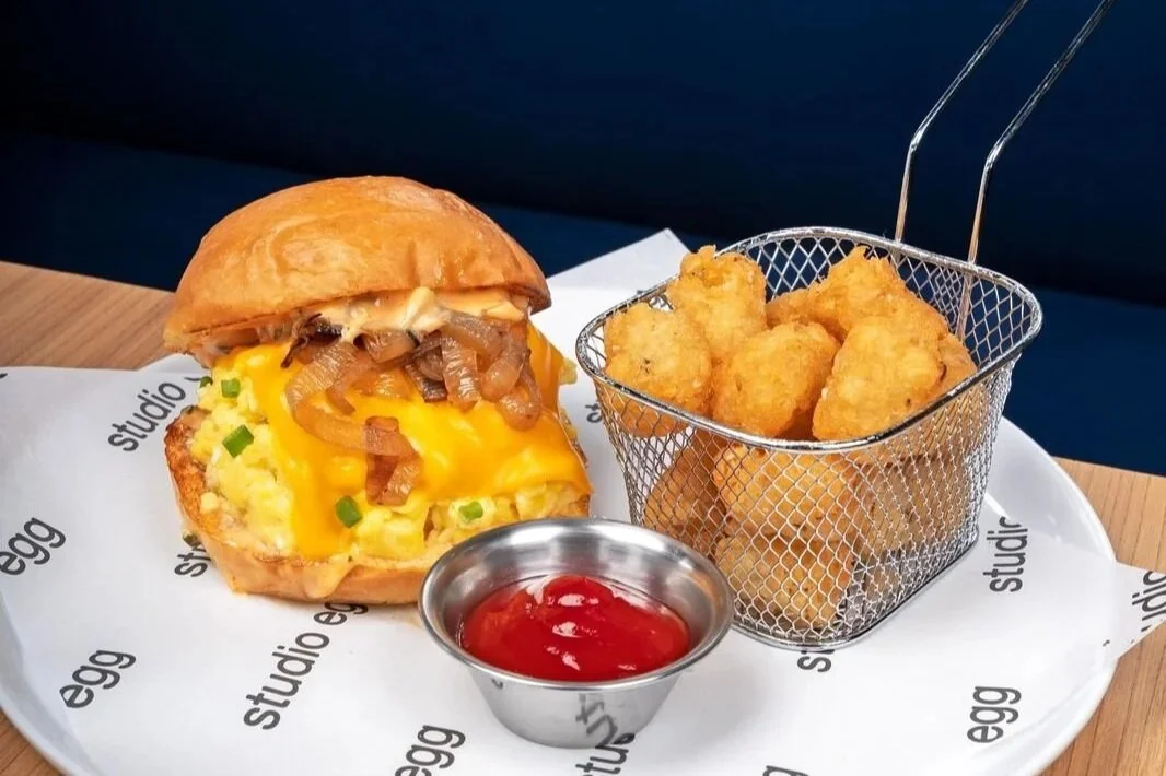 Egg sandwich in Ubud Bali