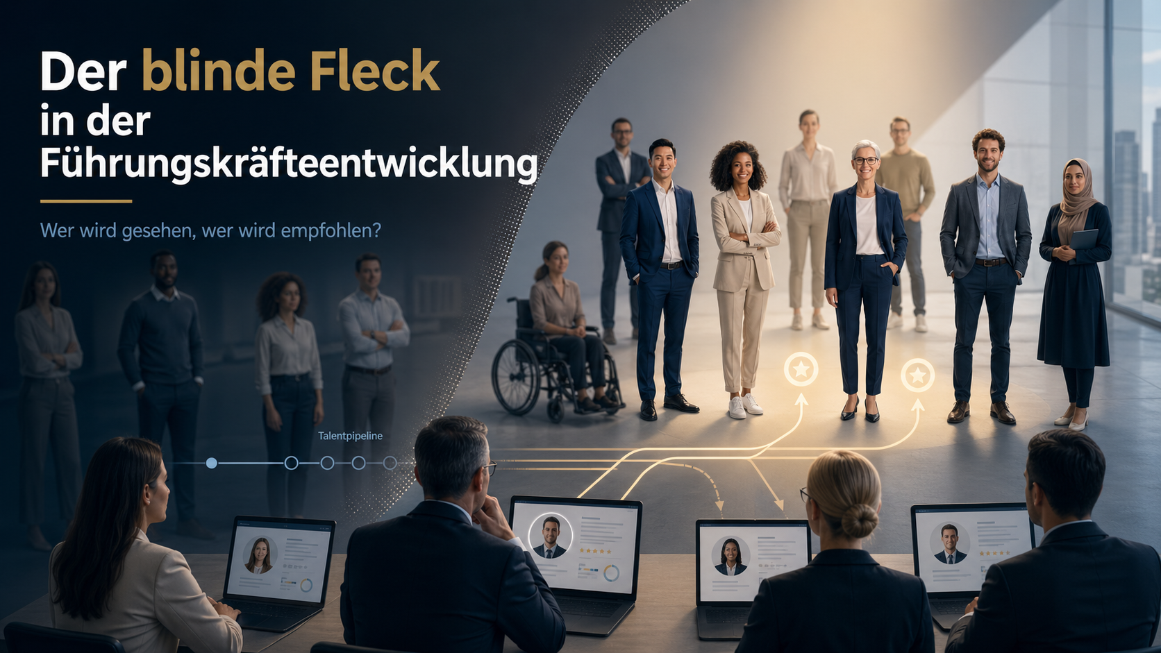 Der blinde Fleck in der Führungskräfteentwicklung: Wer wird gesehen, wer wird empfohlen?