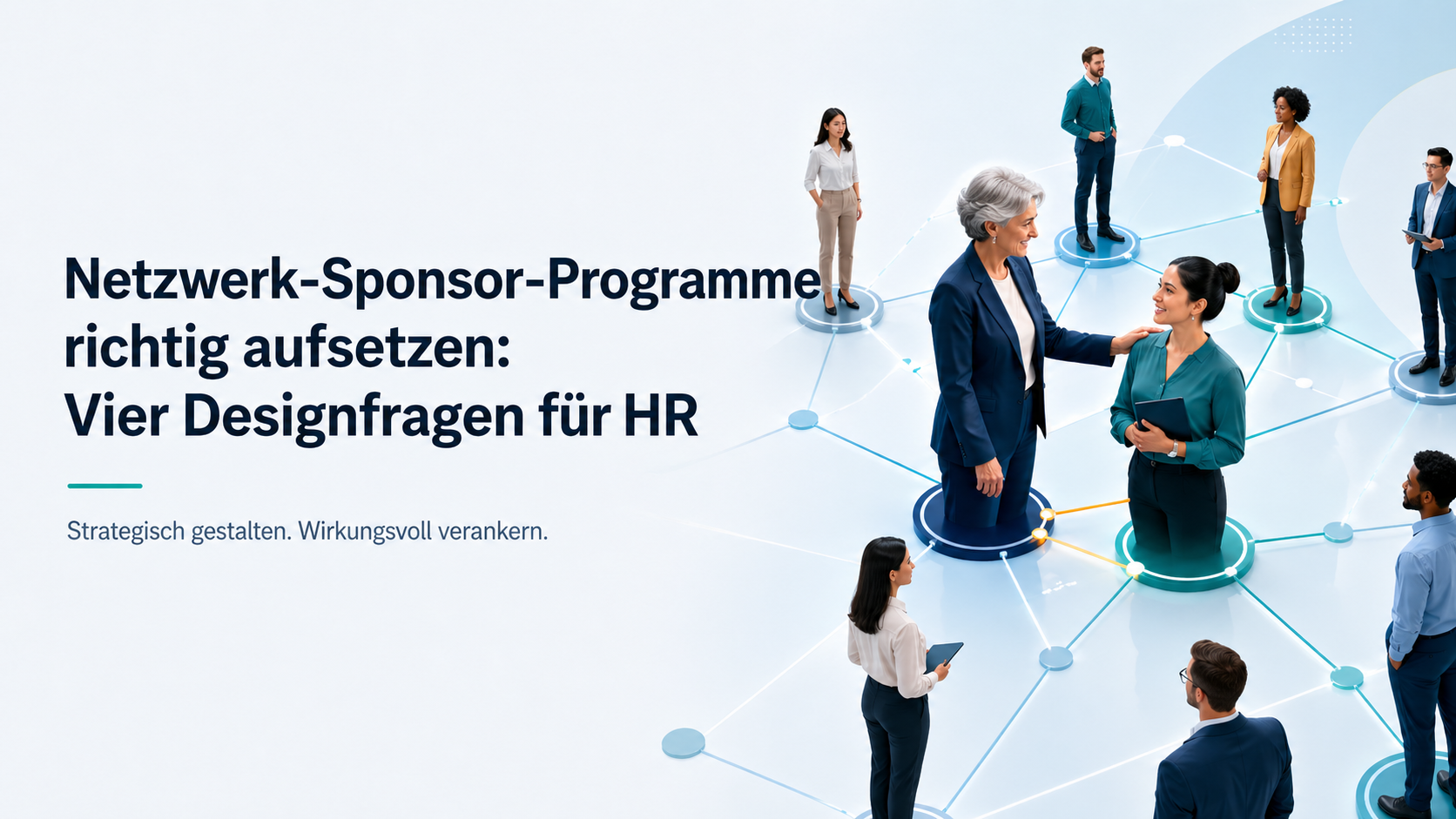 Netzwerk-Sponsor-Programme richtig aufsetzen: Vier Designfragen für HR