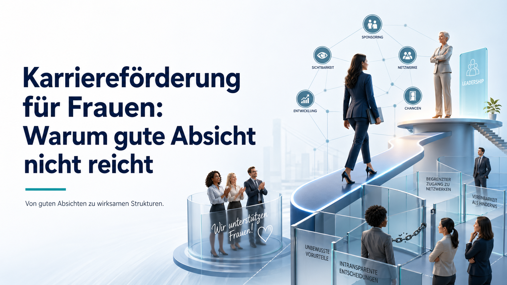 Karriereförderung für Frauen: Warum gute Absicht nicht reicht