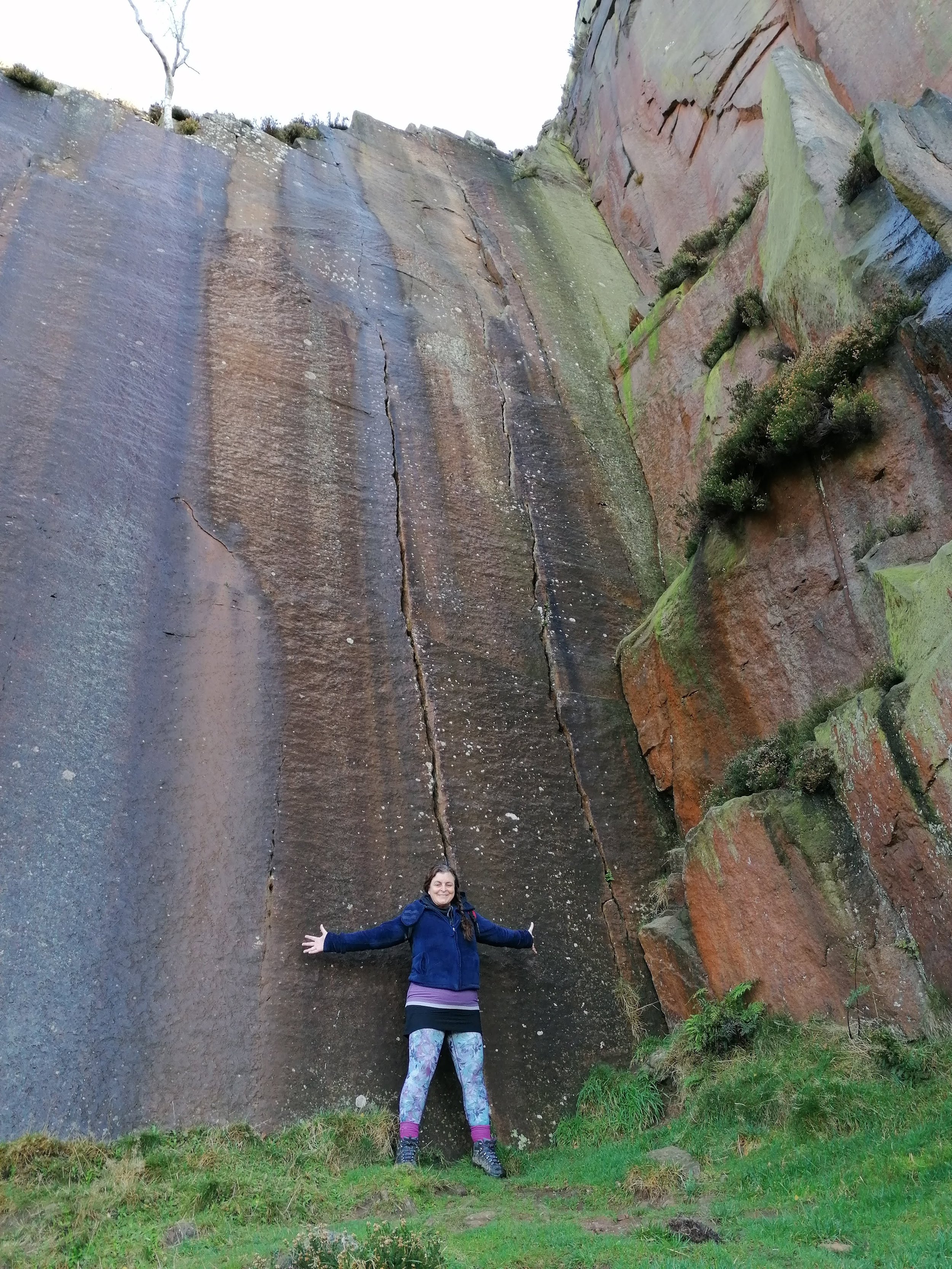 At the rockface