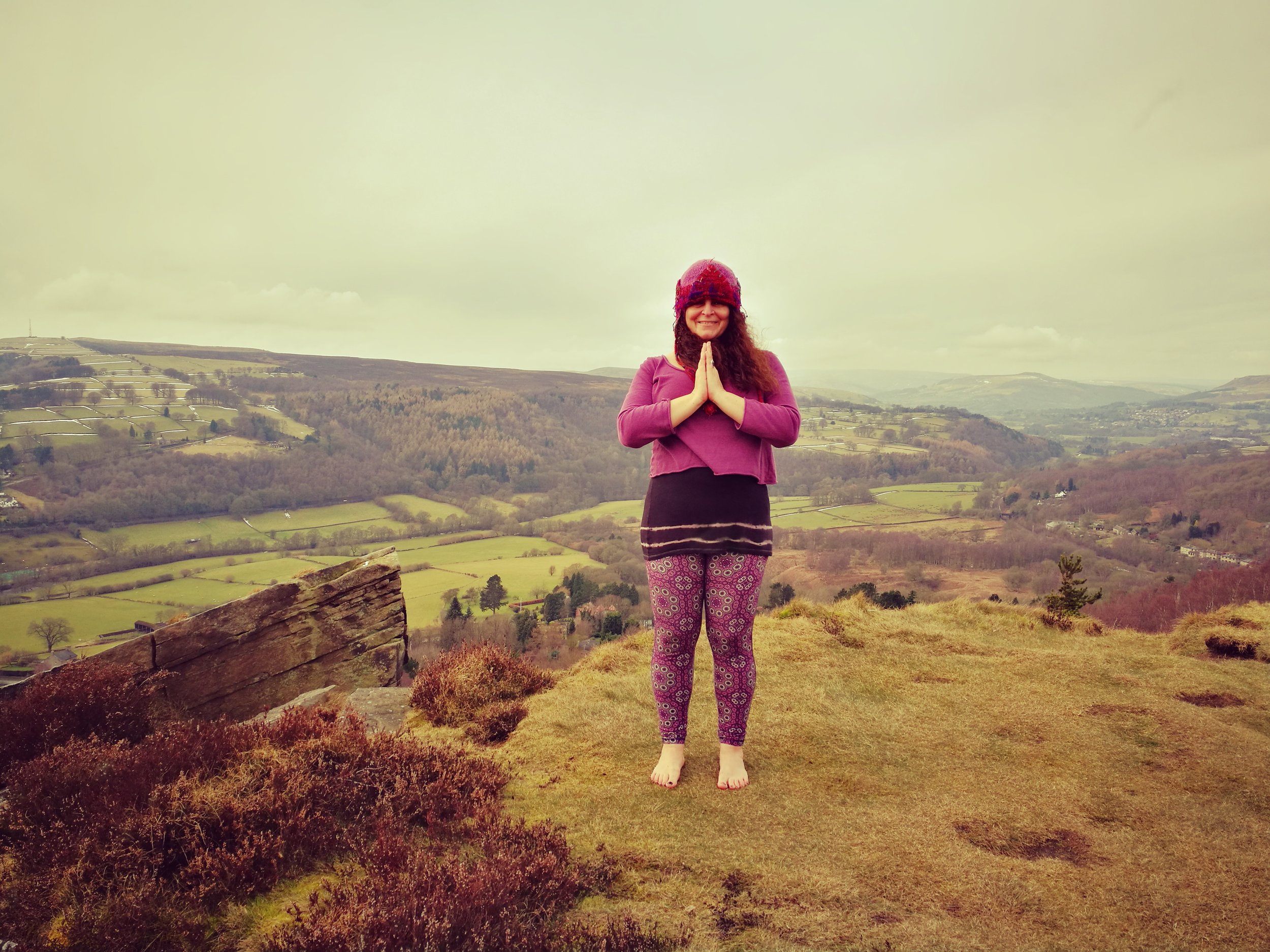 Jo on Jubilee Hill in Peaks