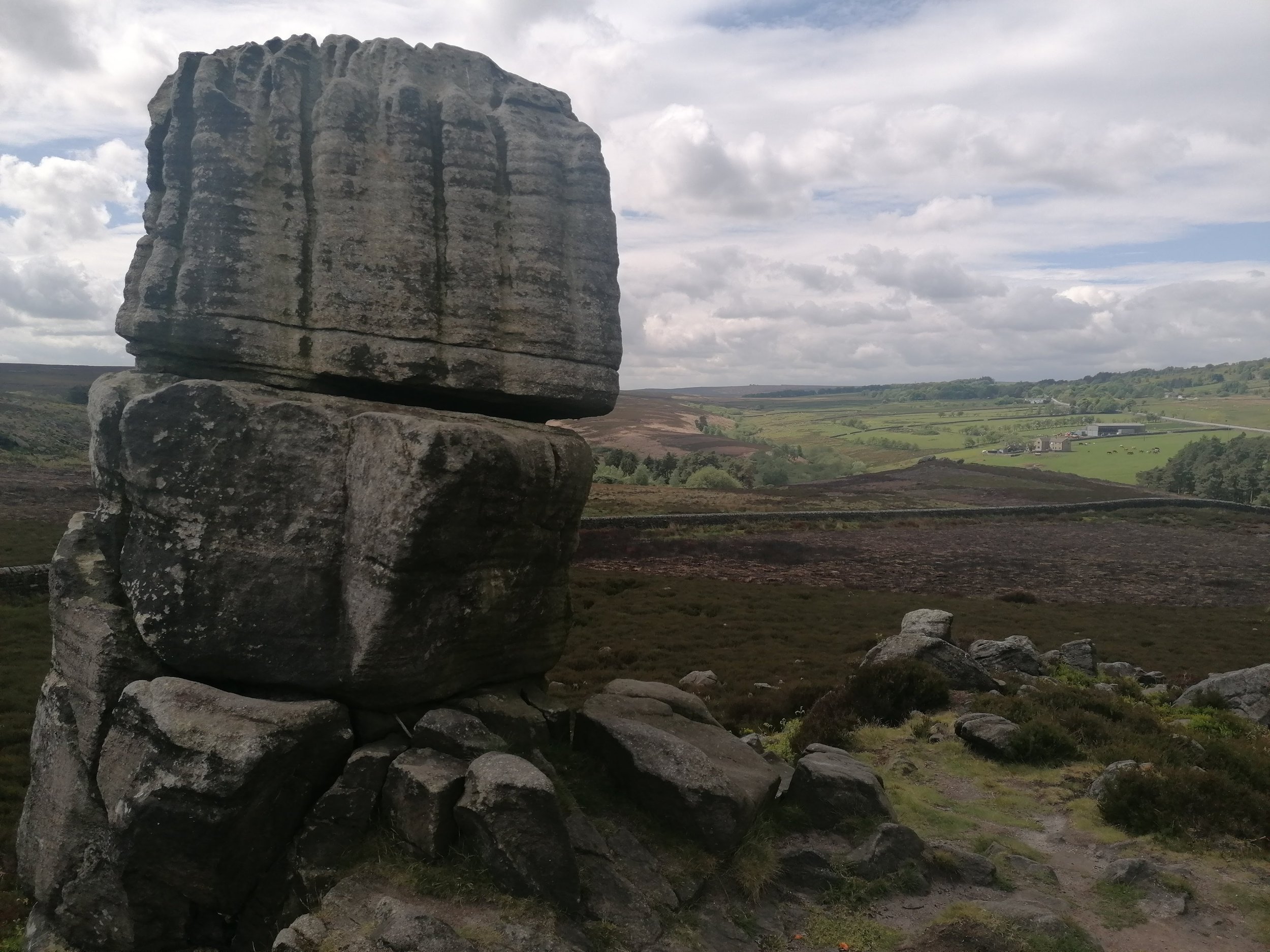 View from the Head stone, nr Hollow Meadows