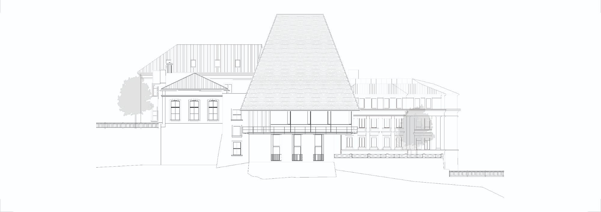 Construction d’un nouveau Parlement sur le site Perregaux à Lausanne. 1er prix du concours en association avec Bonnel i Gil Aquitectes, Barcelone.