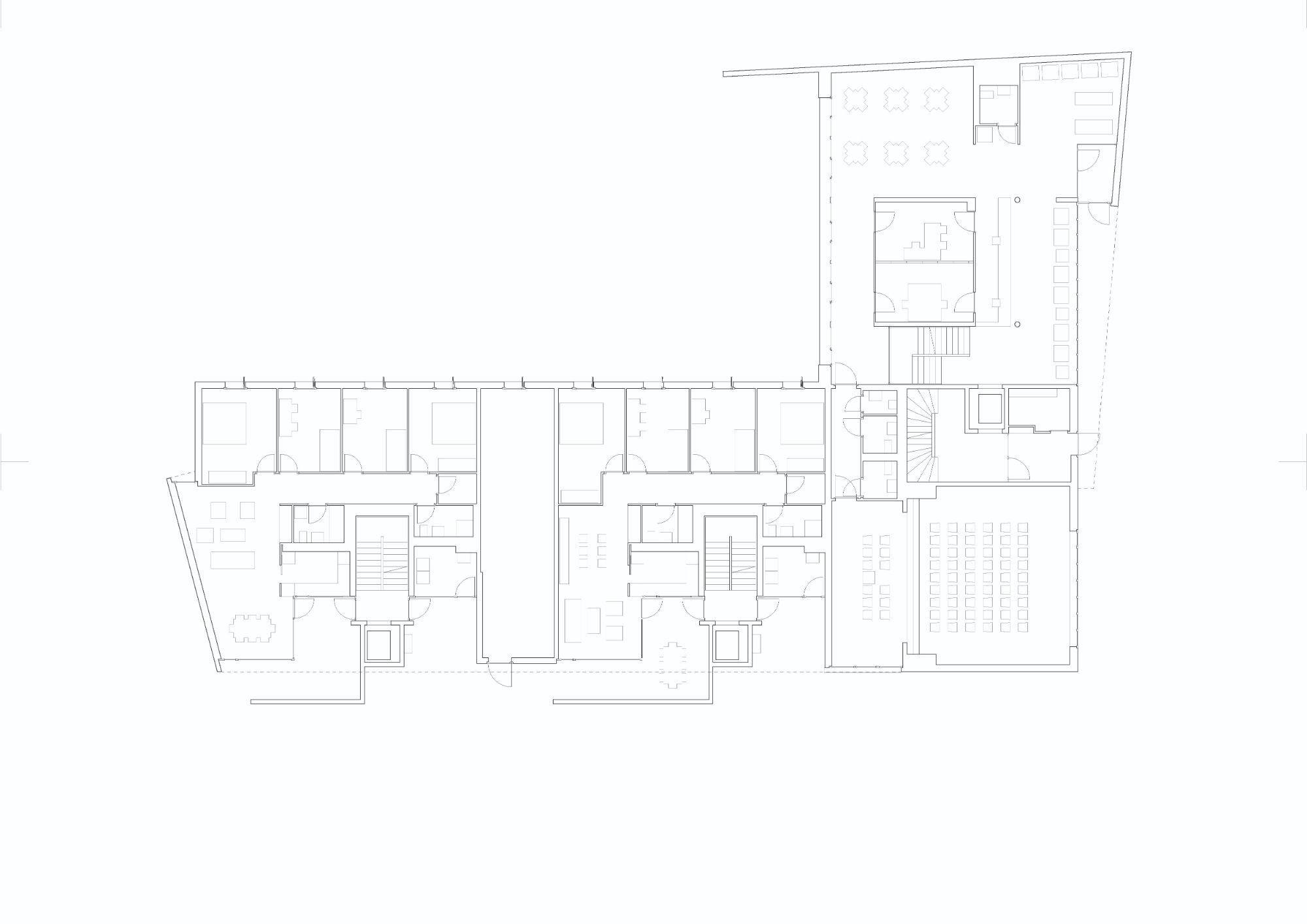 Immeuble multifonctionnel de 27 logements, d’un centre d’unités de soins psychiatriques ainsi que des classes d’accueil, sur le site de l’ancienne gare du LEB à Lausanne VD.