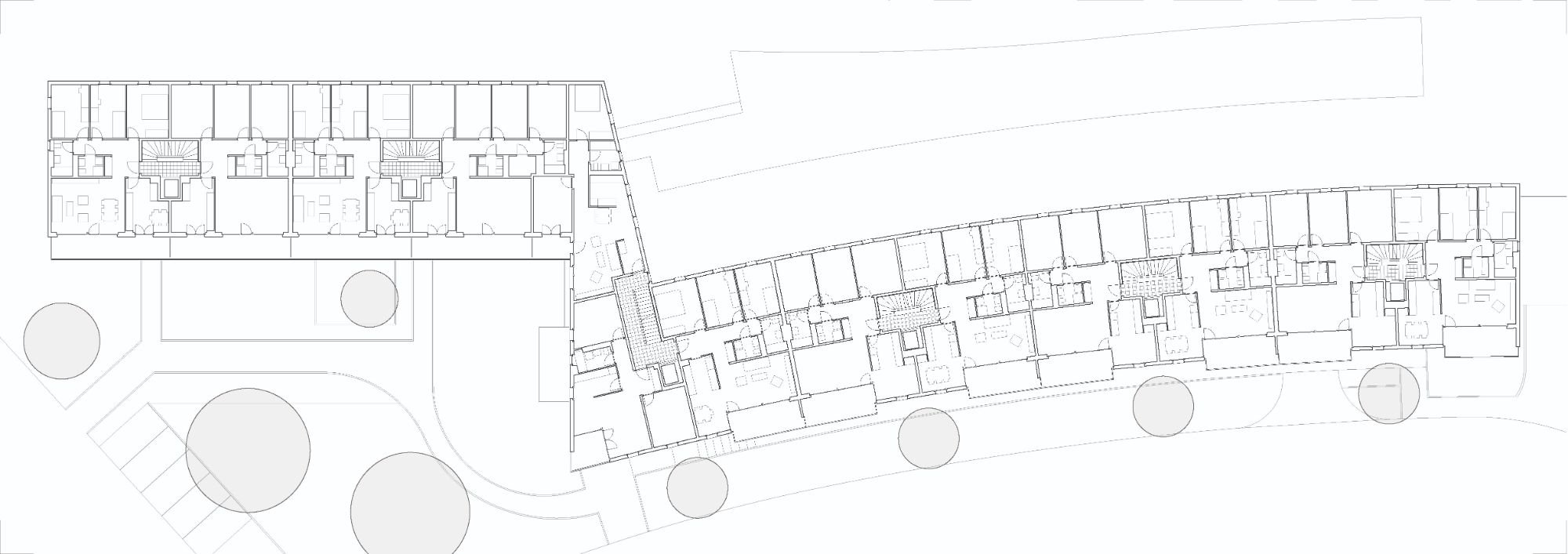 Immeuble de 33 logements, garderie, dépôts et parkings pour la SRAP (représentée par la SCHL, Lausanne) à l'avenue des Alpes à Pully VD.