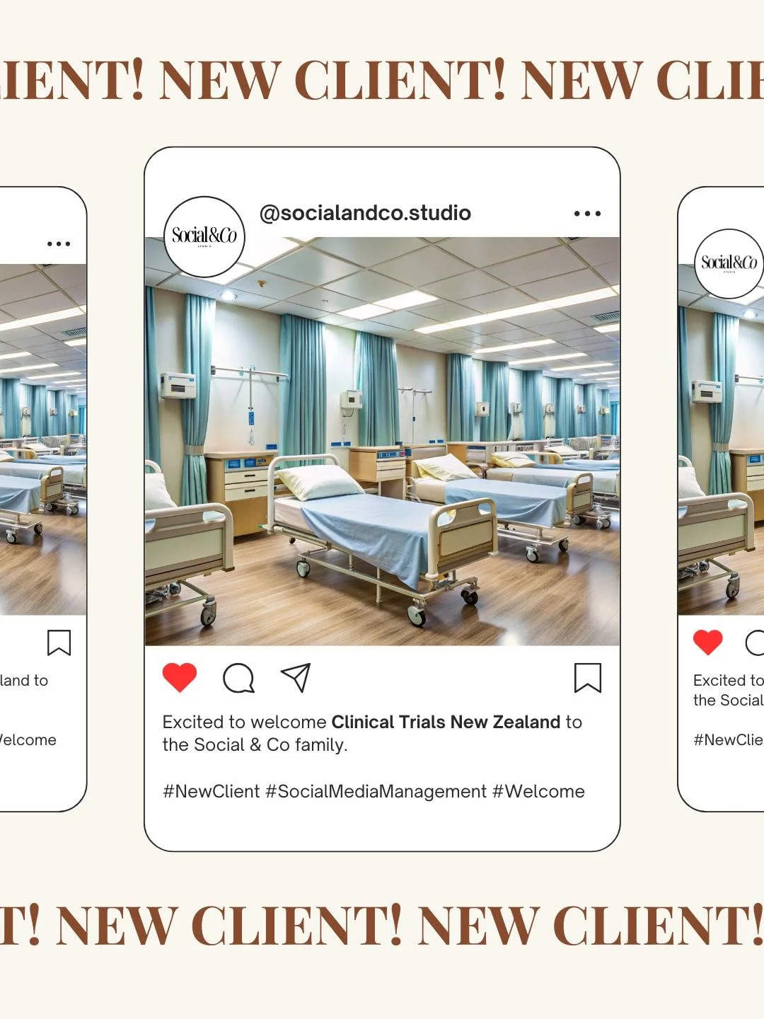 We&rsquo;re thrilled to welcome Clinical Trials New Zealand to the Social &amp; Co family.

CTNZ is the oldest independent clinical trials centre in NZ, trusted globally for their phase 1b&ndash;4 research and their commitment to advancing healthcare