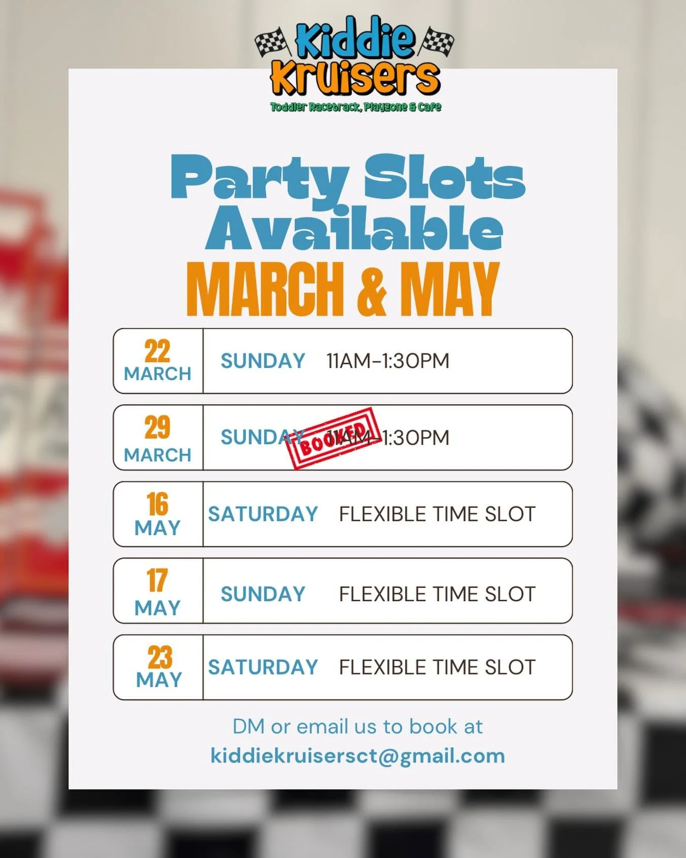 ❄️ Happy Snow Day! ❄️
Snowed in? Let&rsquo;s make it sweet!

Book one of our available party dates TODAY and enjoy 10% OFF your celebration! 🎉

Don&rsquo;t wait &mdash; snow days melt, but party memories last forever.

Message us or book online to g