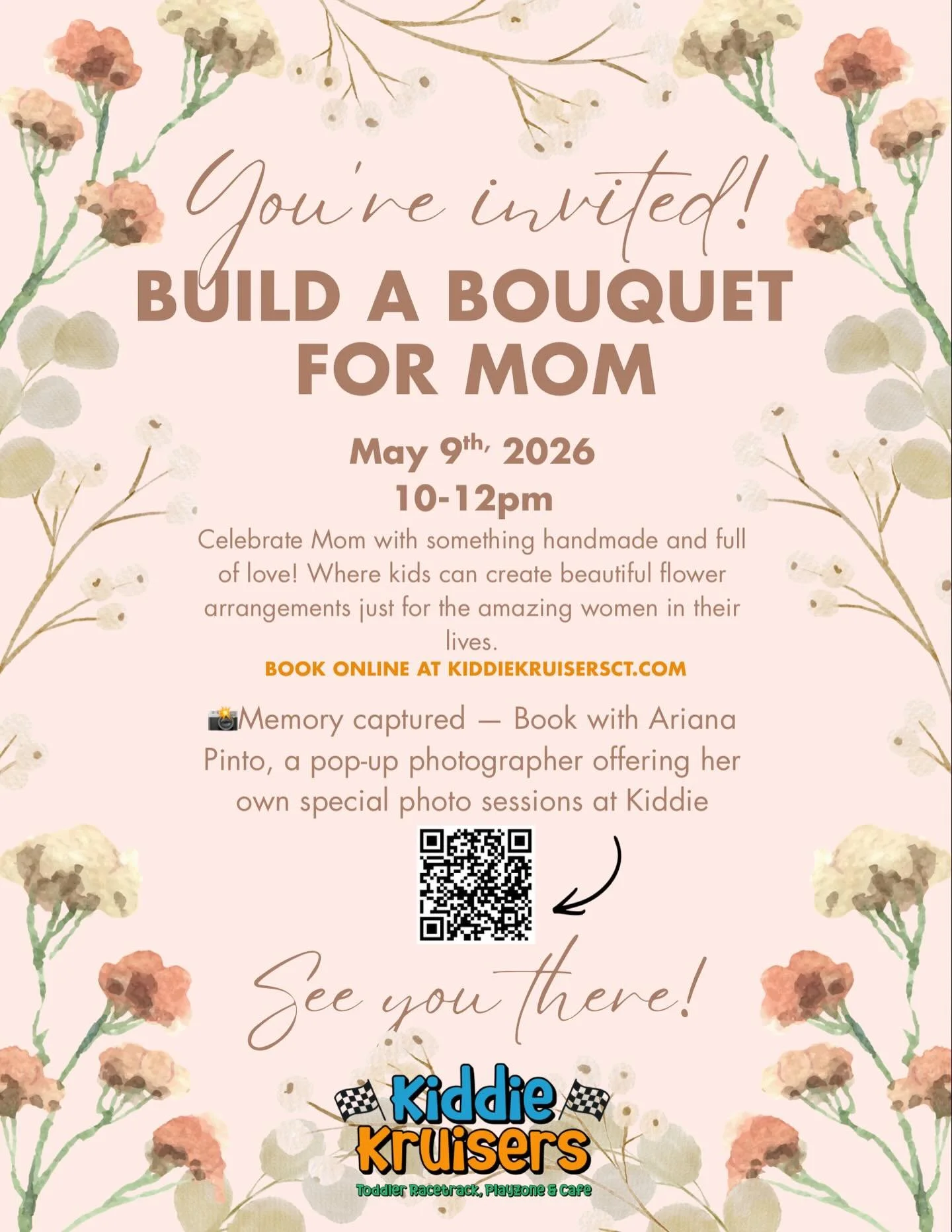 💐 Make this Mother&rsquo;s Day unforgettable 💐

Grab your tickets for our Build-a-Bouquet experience and create something beautiful just for Mom (or with her 🤍).
Flowers, memories, and quality time all in one place&mdash;don&rsquo;t wait, spots ar