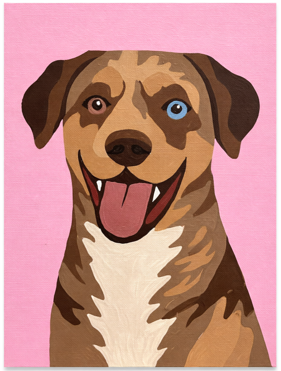 Cookie, acrylic on canvas