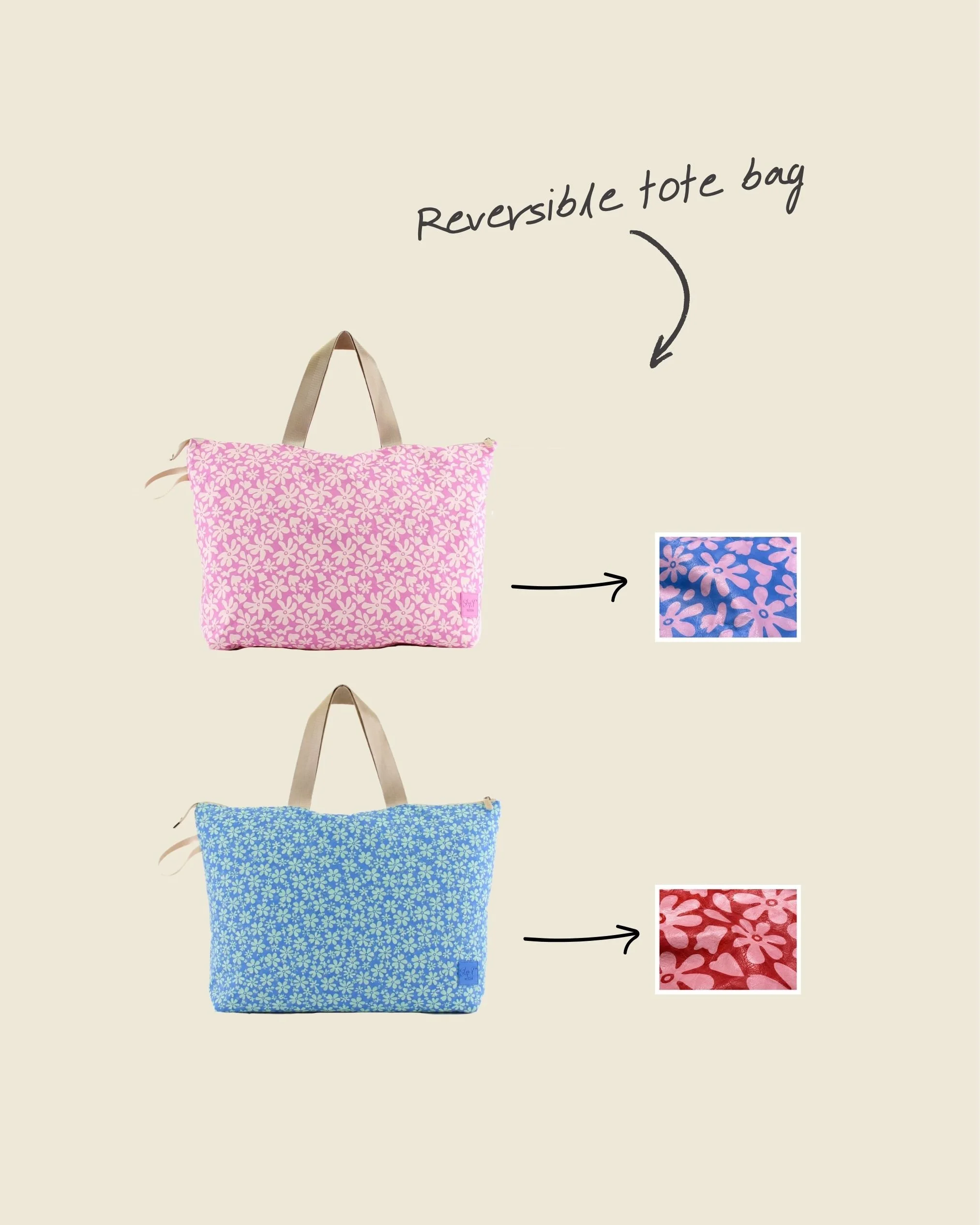 TOTE BAG ADVENTURE REVERSIBLE