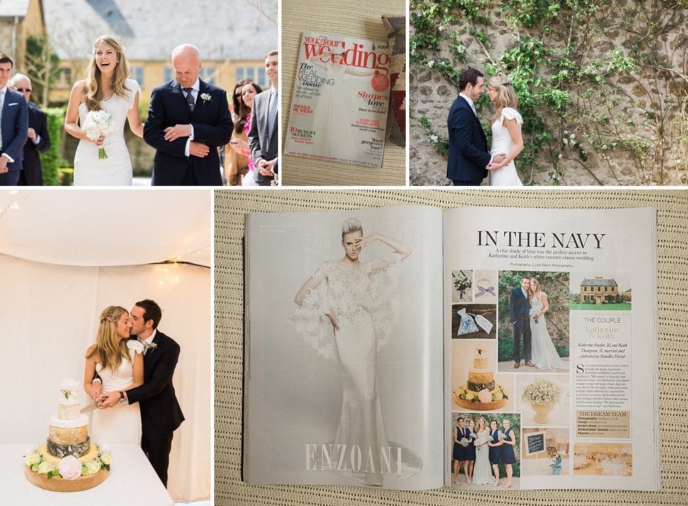 Katherine &amp; Keith’s, Dorset Wedding featured in You &amp; Your Wedding Magazine.