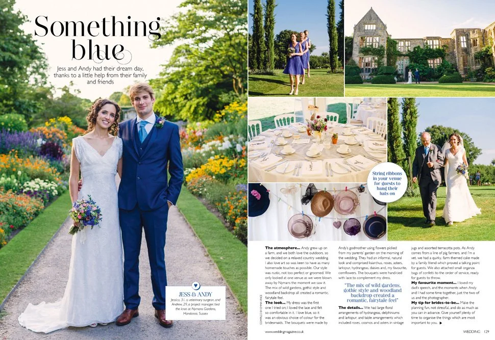 Nymans Garden Wedding Magazine Feature.