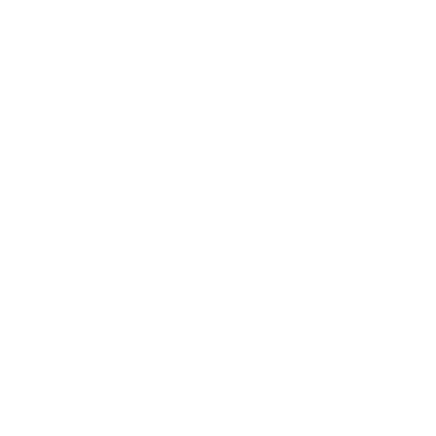 A white line drawing of a coffee cup with steam rising from it, on a black background.