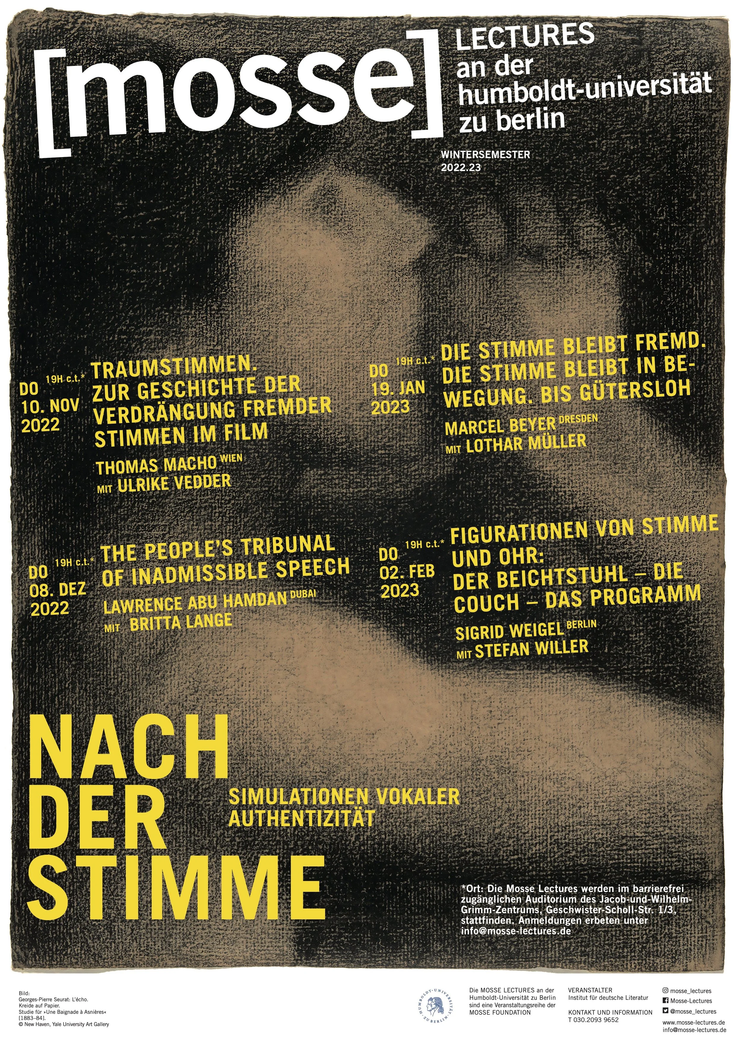 [mosse lecture] - Figurationen von Stimme und Ohr