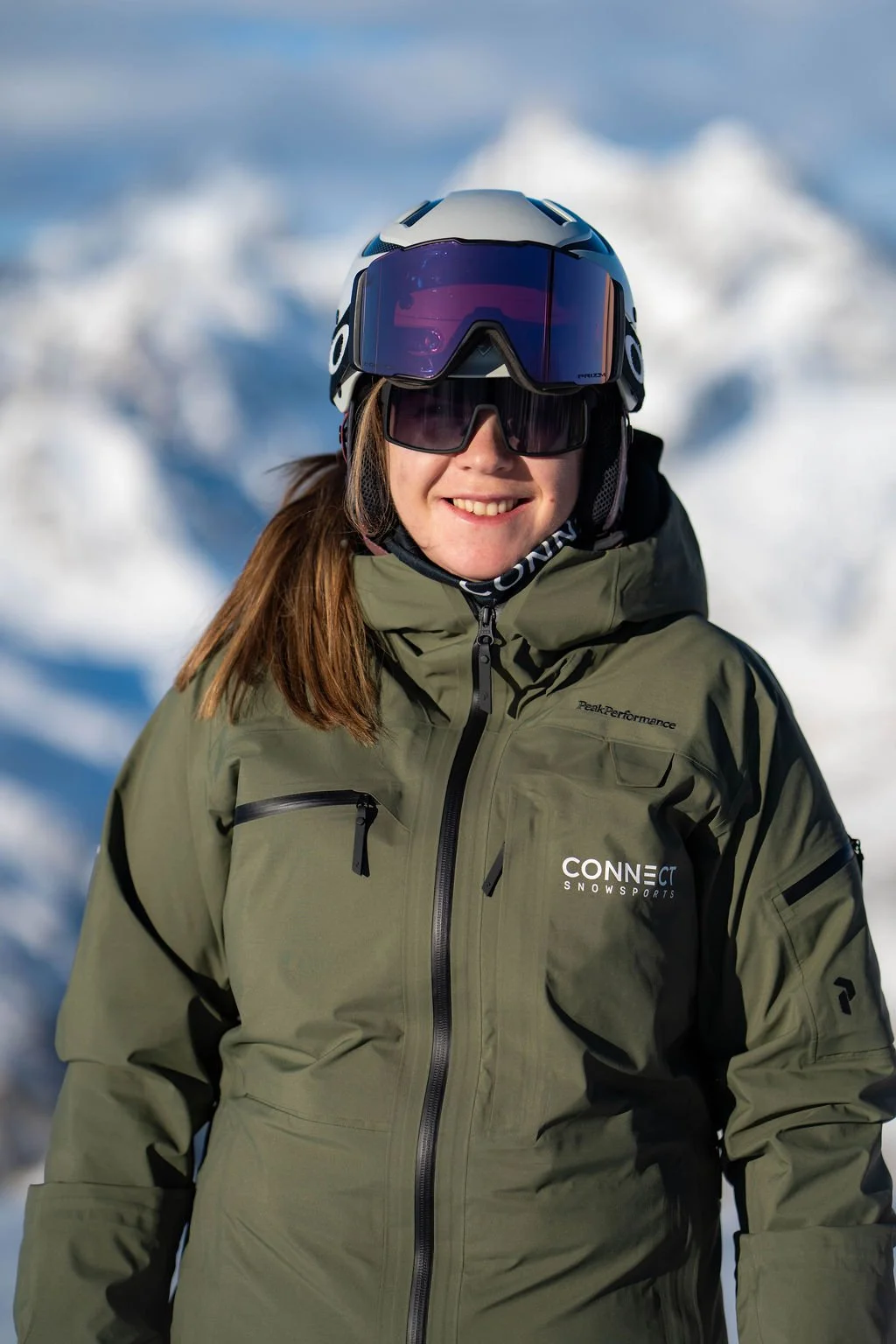 Ski instructor smiling at the camera in Zermatt