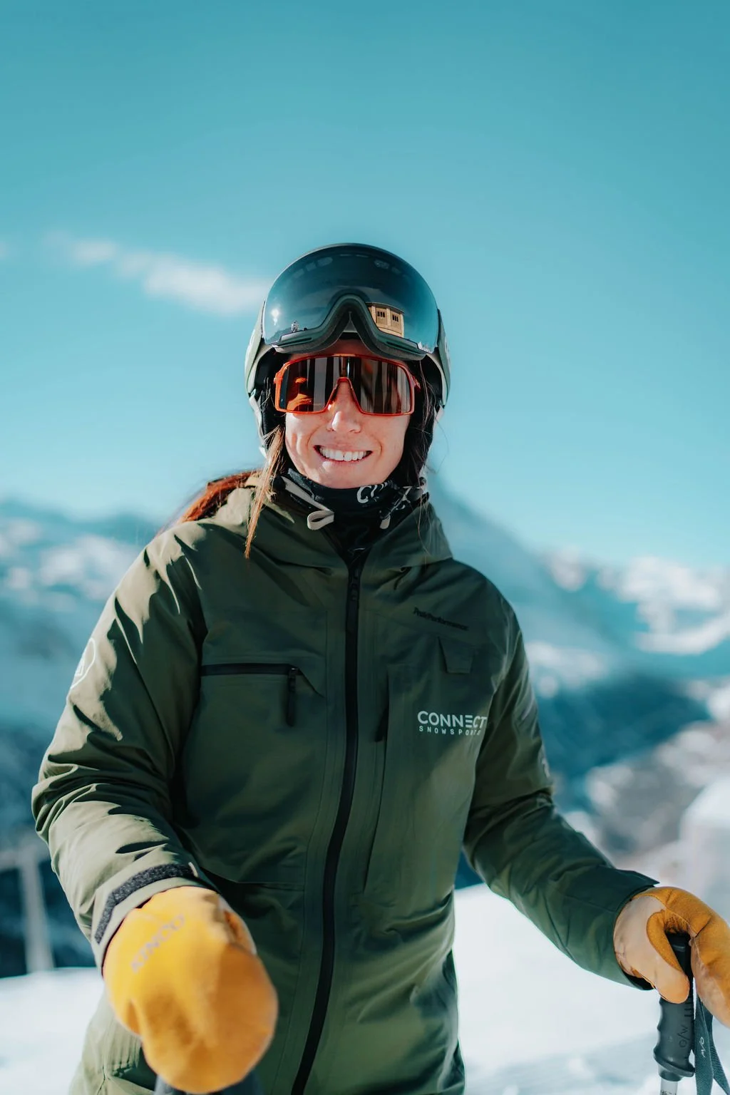 Connect Snowsports ski instructors together on the mountain in Zermatt