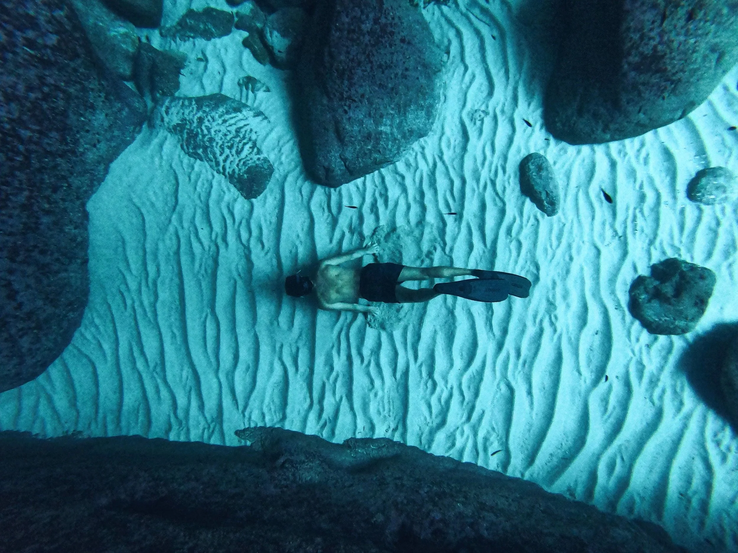 A snorkeller in Thailand's protected Similan Islands