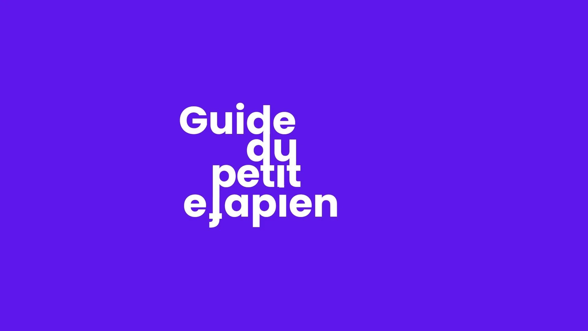 Guide du petit efapien