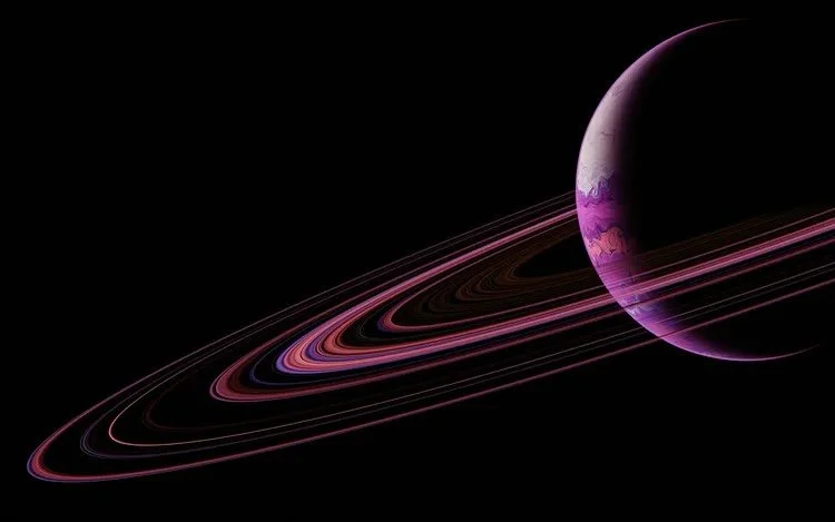 Chronos

And I saw the ringed one turning in his black pasture,
hooves of ice grinding the dust of the dead stars,
and at his crown the storm in its sixfold throne,
the hexagon set in the heavens
like a seal upon the last covenant.

And the number wa