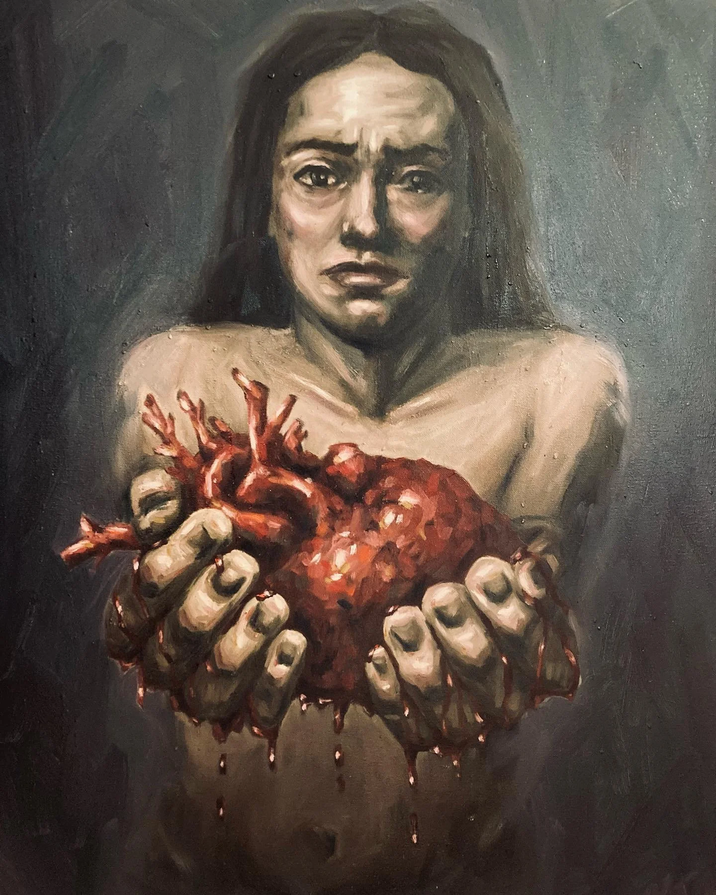 Ready to love pt 2
Art by Valmuen

#art #oilpainting #painting #artbrut #outsiderart #artwork #oliemaleri #kunst #kunstv&aelig;rk #danskkunst #mentalhealth #psykisks&aring;rbar #psykisksygdom #s&aring;rbarhed #menneskef&oslash;lelser #jegerbareetmenn