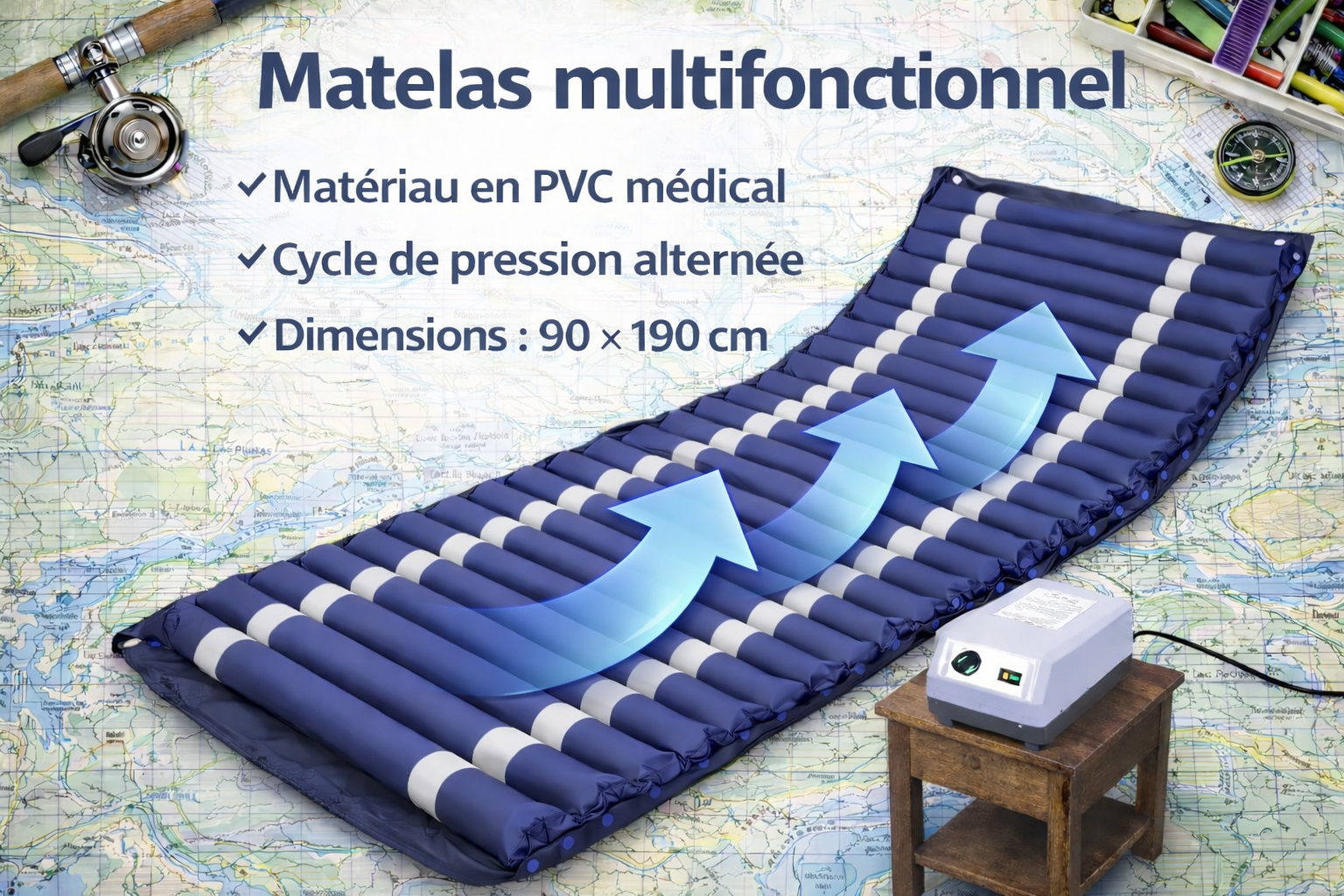 MATELAS PRESSION VARIABLE