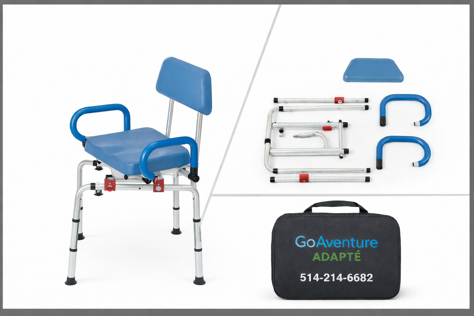 Banc de Douche Portatif