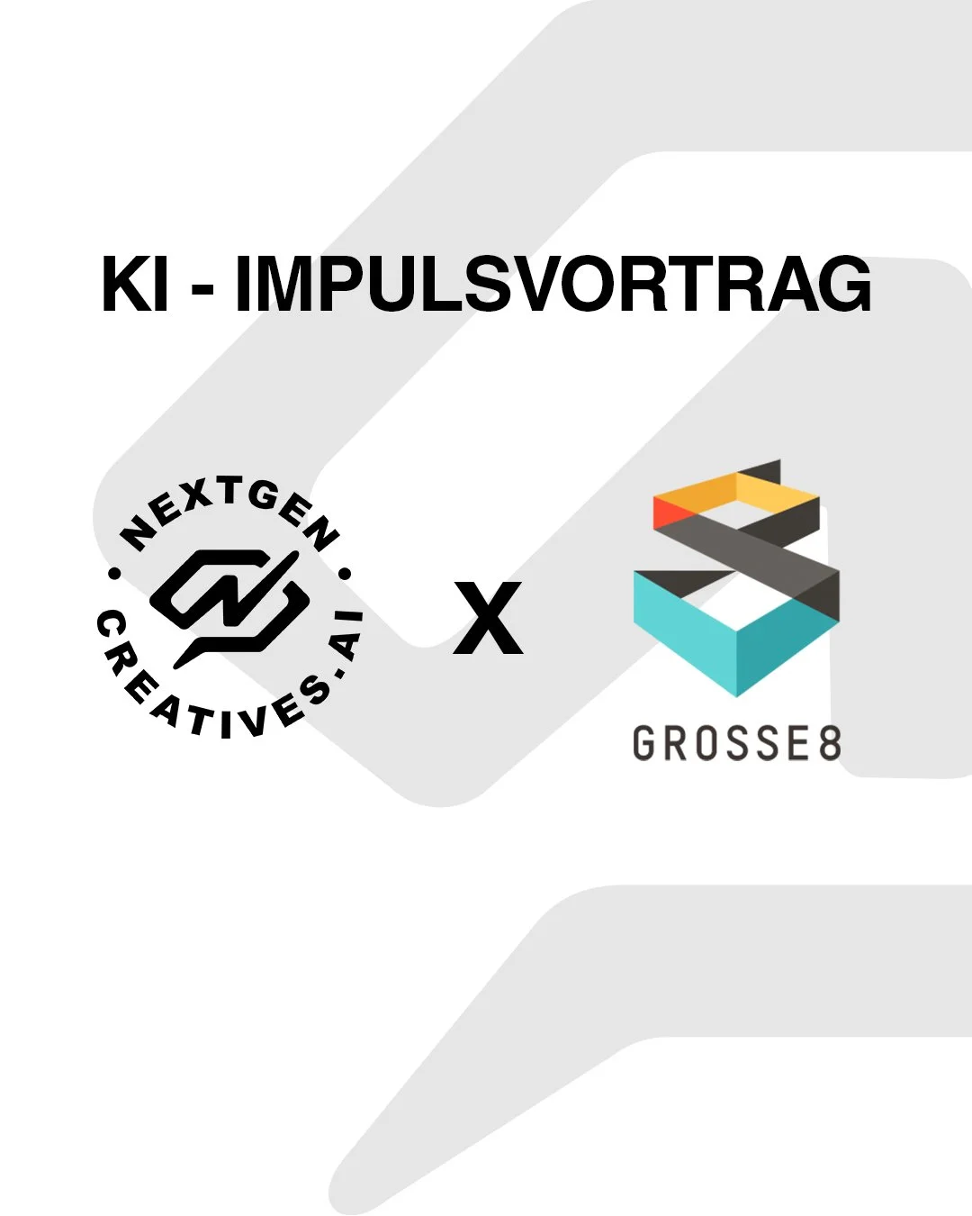 Anfang dieser Woche durfte ich gemeinsam mit @flak_boom meinen ersten KI-Impulsvortrag bei der Design- und Medienagentur @grosse8_cologne in K&ouml;ln halten &ndash; einer Full-Service-Agentur, die auf hochwertige audiovisuelle Medien, immersive Erle