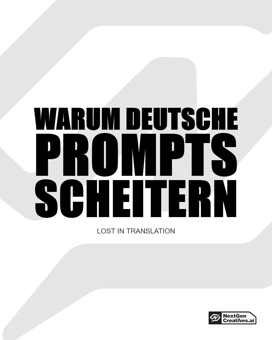 Warum dein deutscher Prompt oft nach hinten losgeht.

Eigentlich wollten wir nur eine rote Sportlaufbahn (&bdquo;Tartan-Bahn&ldquo;). Aber weil die KI den deutschen Text im Hintergrund &uuml;bersetzt, nimmt sie das englische Wort &bdquo;Tartan&ldquo;