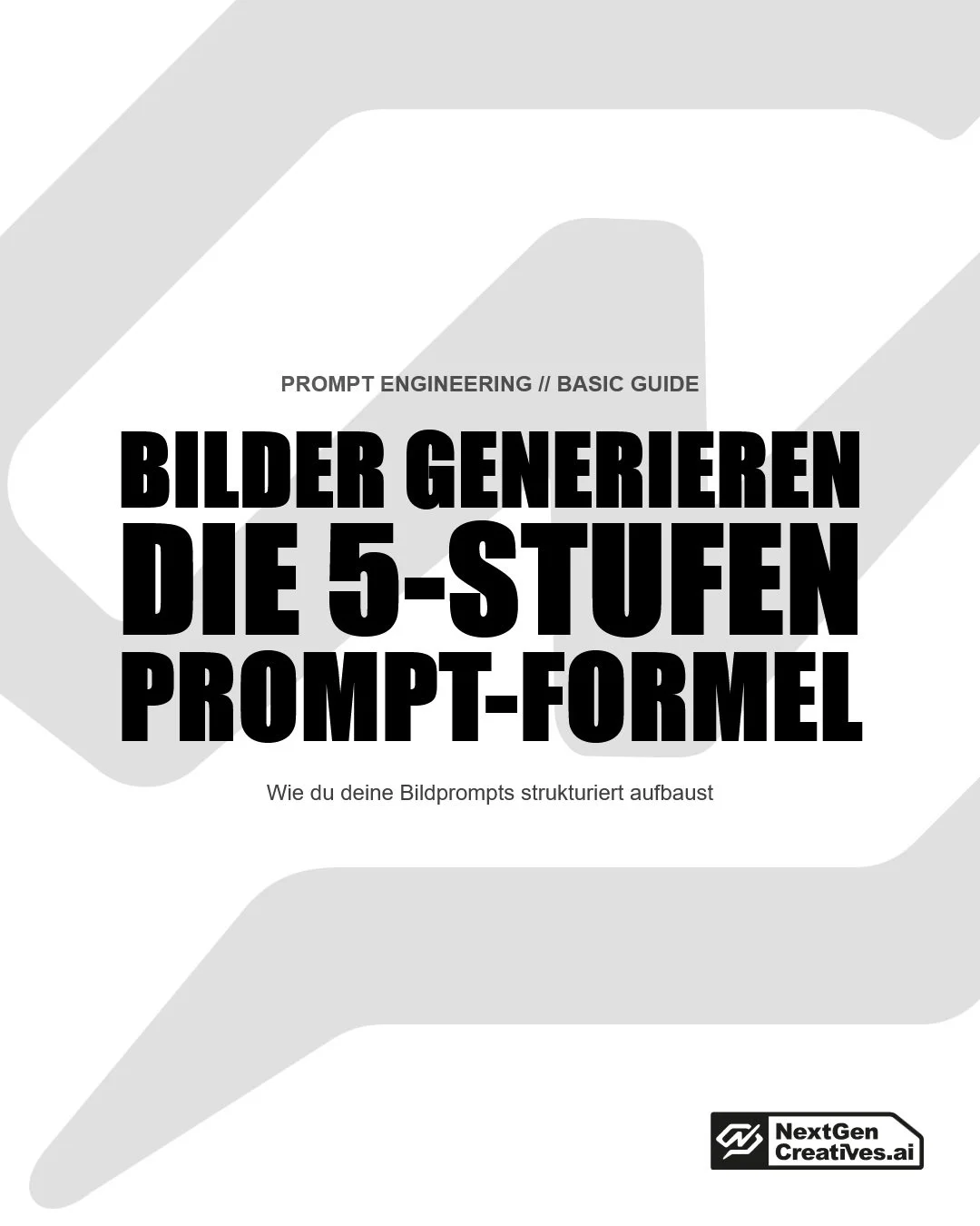 Ein starker Prompt braucht keine Magie, sondern Struktur. Wenn du aufh&ouml;rst, Romane in die KI zu tippen und stattdessen diese 5-Stufen-Formel nutzt, bekommst du genau das Bild, das du im Kopf hast.

Die Formel f&uuml;r deinen n&auml;chsten Prompt