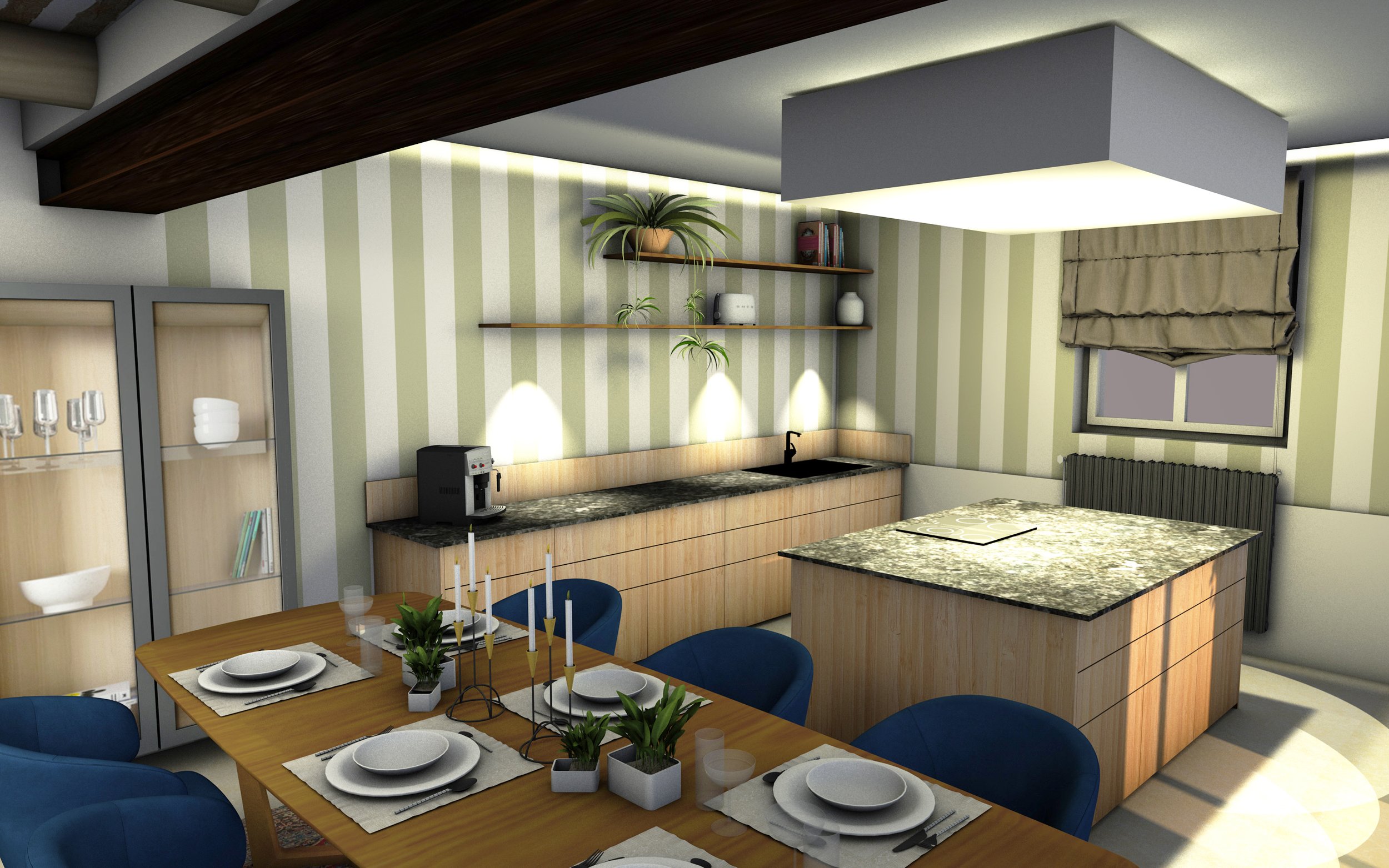 Cuisine ouverte dans un ancien corps de ferme - Courthézon (84)

Objectif : Projet d'agrandissement de l'espace cuisine/séjour en supprimant un mur porteur pour créer un lieu convivial et plus spacieux.