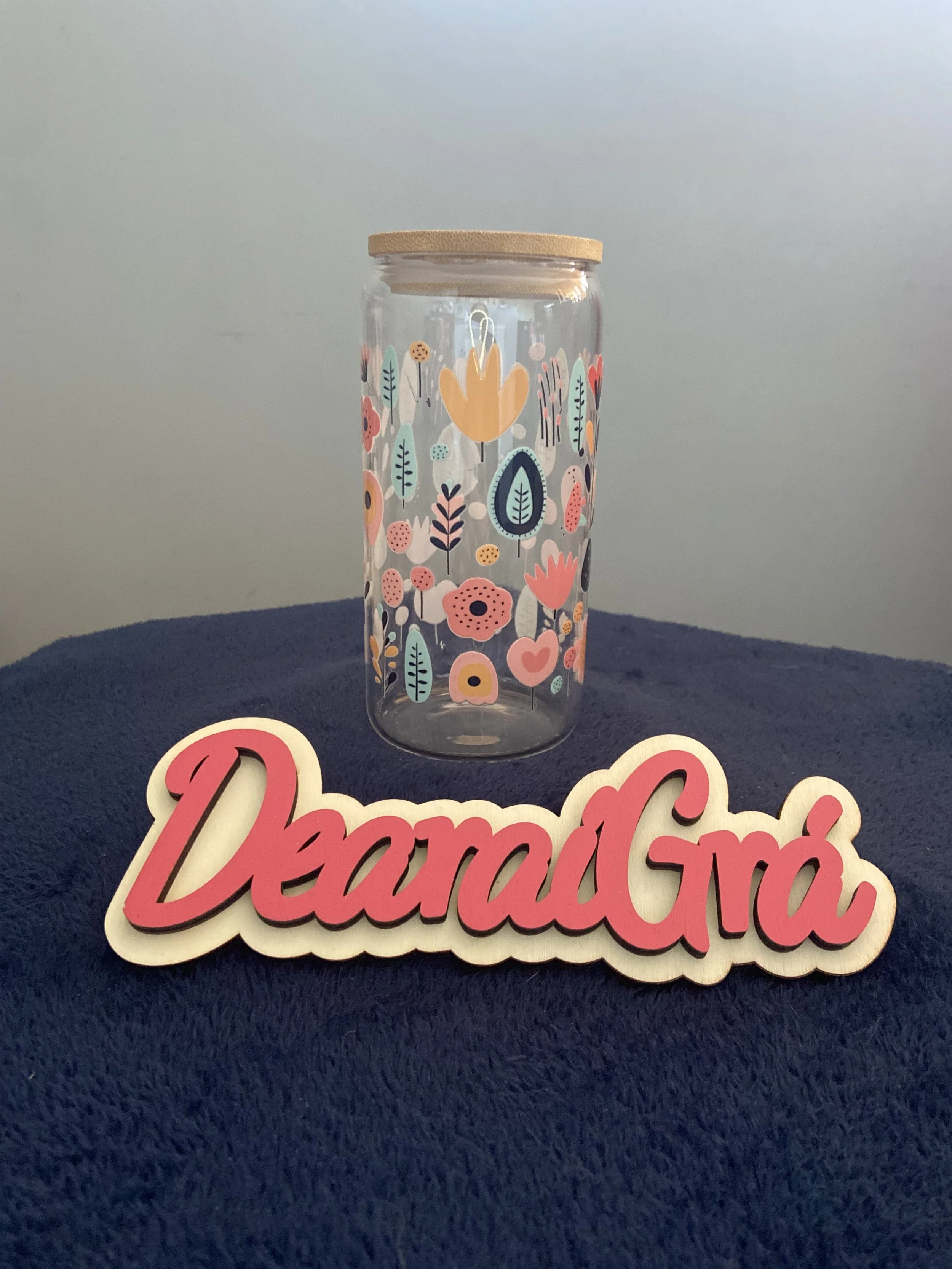 colourful flowers and trees