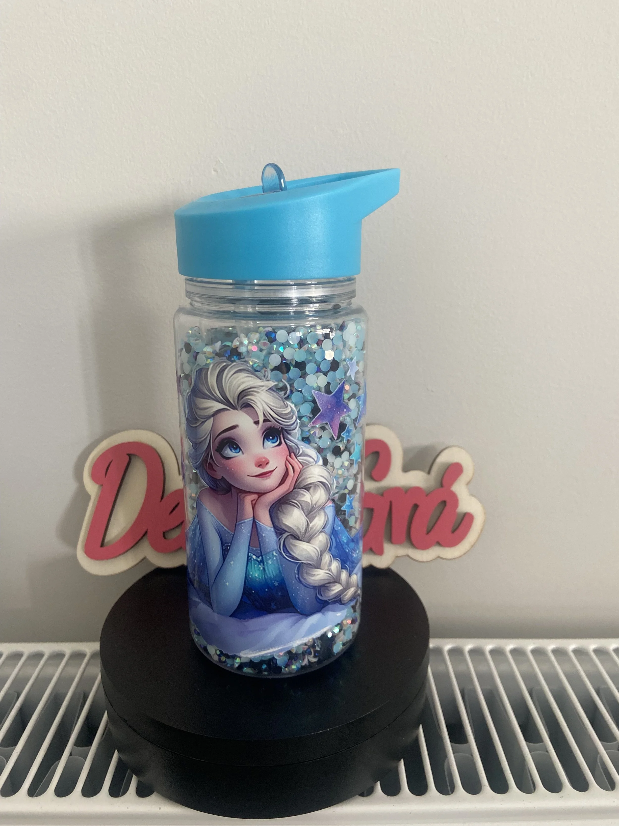 Sparkling Fantasy Character Water Bottle